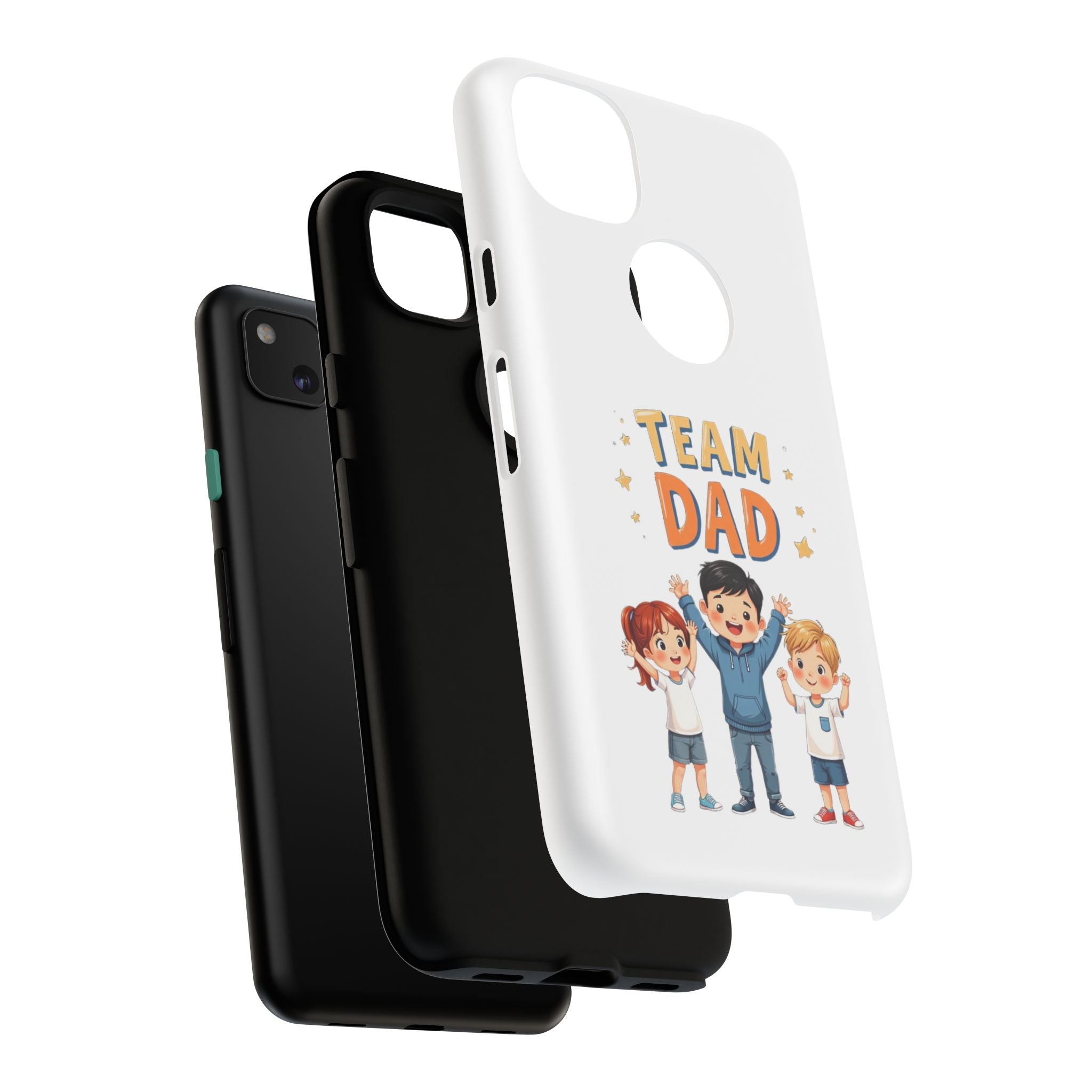 Team Dad Phone Case, Fun Gift for Fathers, Durable Phone Protector, Cute Dad Team Merchandise, Father's Day Special