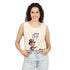 Uncle Sam Happy 4th of July Tank Top Unisex Sleeveless Shirt