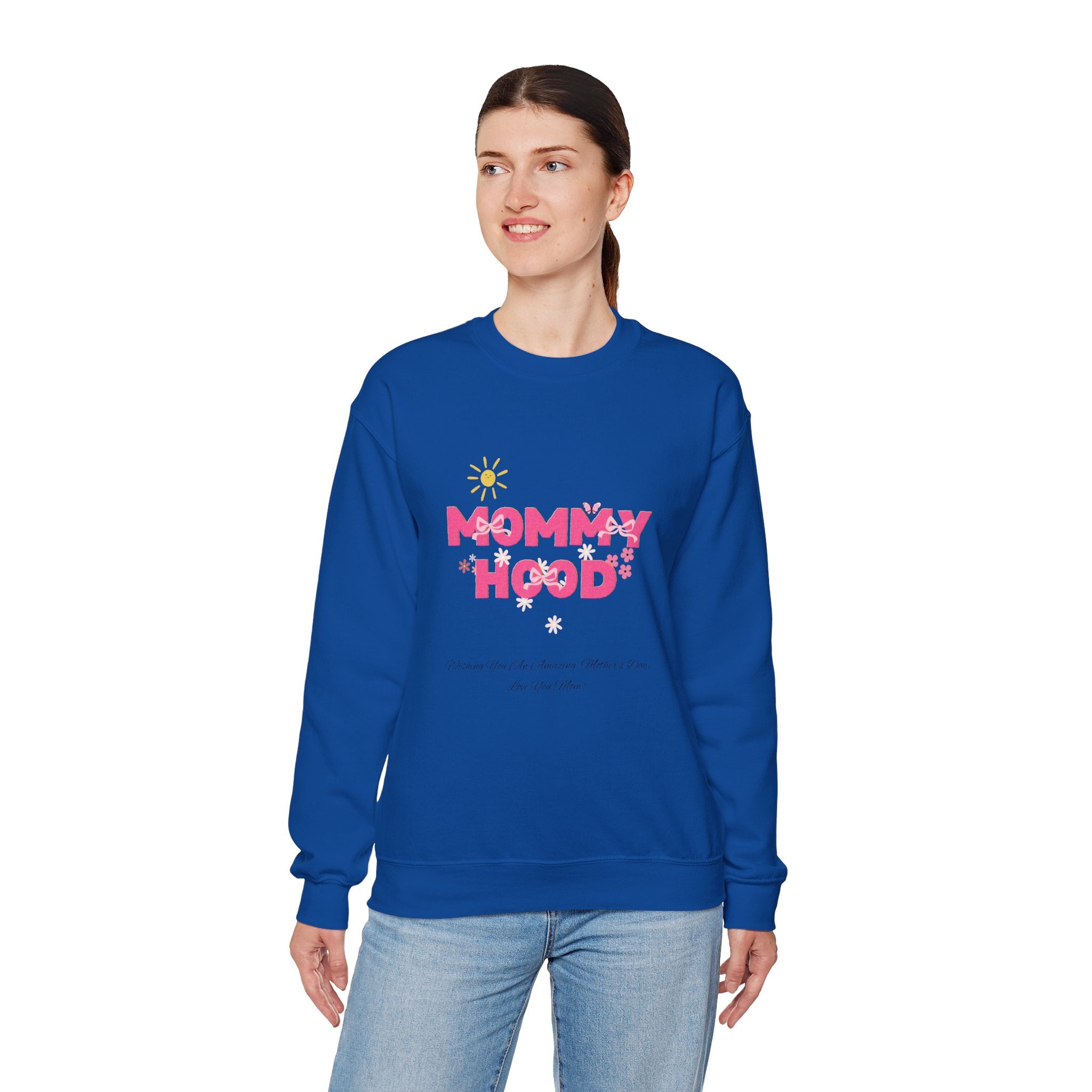 Mommy Hood Unisex Crewneck Sweatshirt