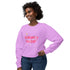 Mommy Hood Unisex Lightweight Crewneck Sweatshirt