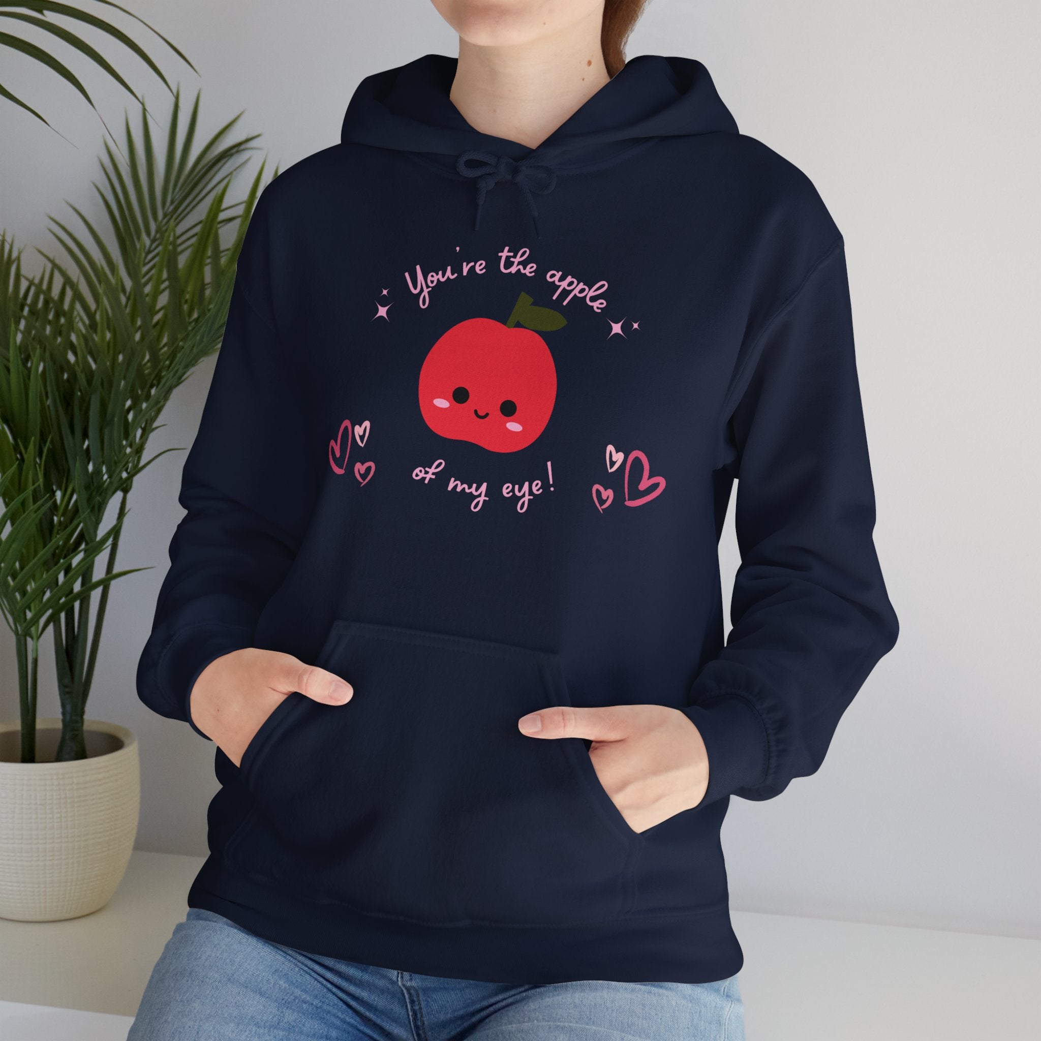 You Are The Apple Of My Eyes Unisex Heavy Blend™ Hooded Sweatshirt
