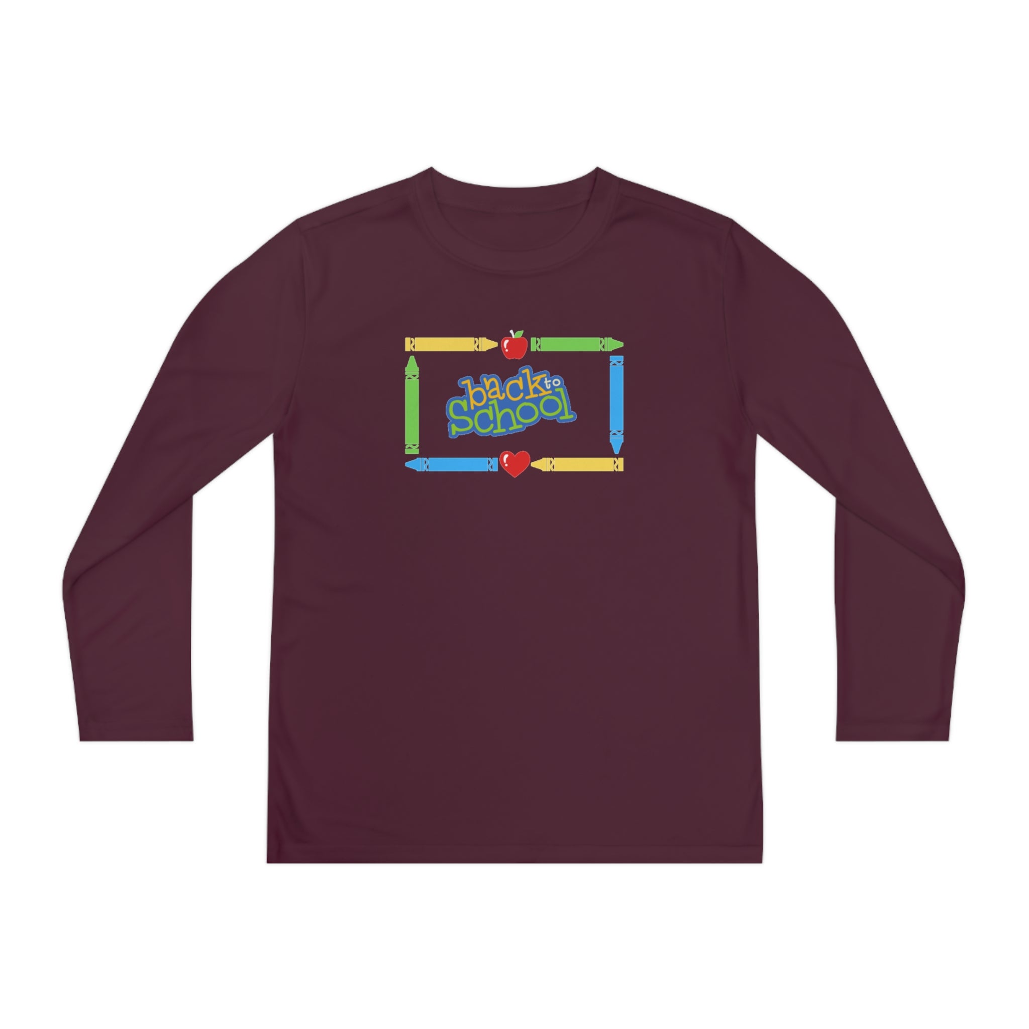 Back To School Youth Long Sleeve Competitor Tee