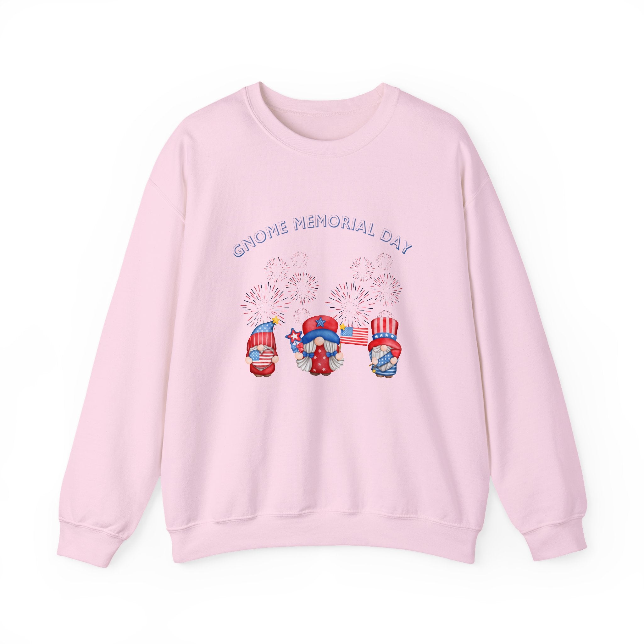 Gnome Memorial Day  Sweatshirt, Unisex Crewneck