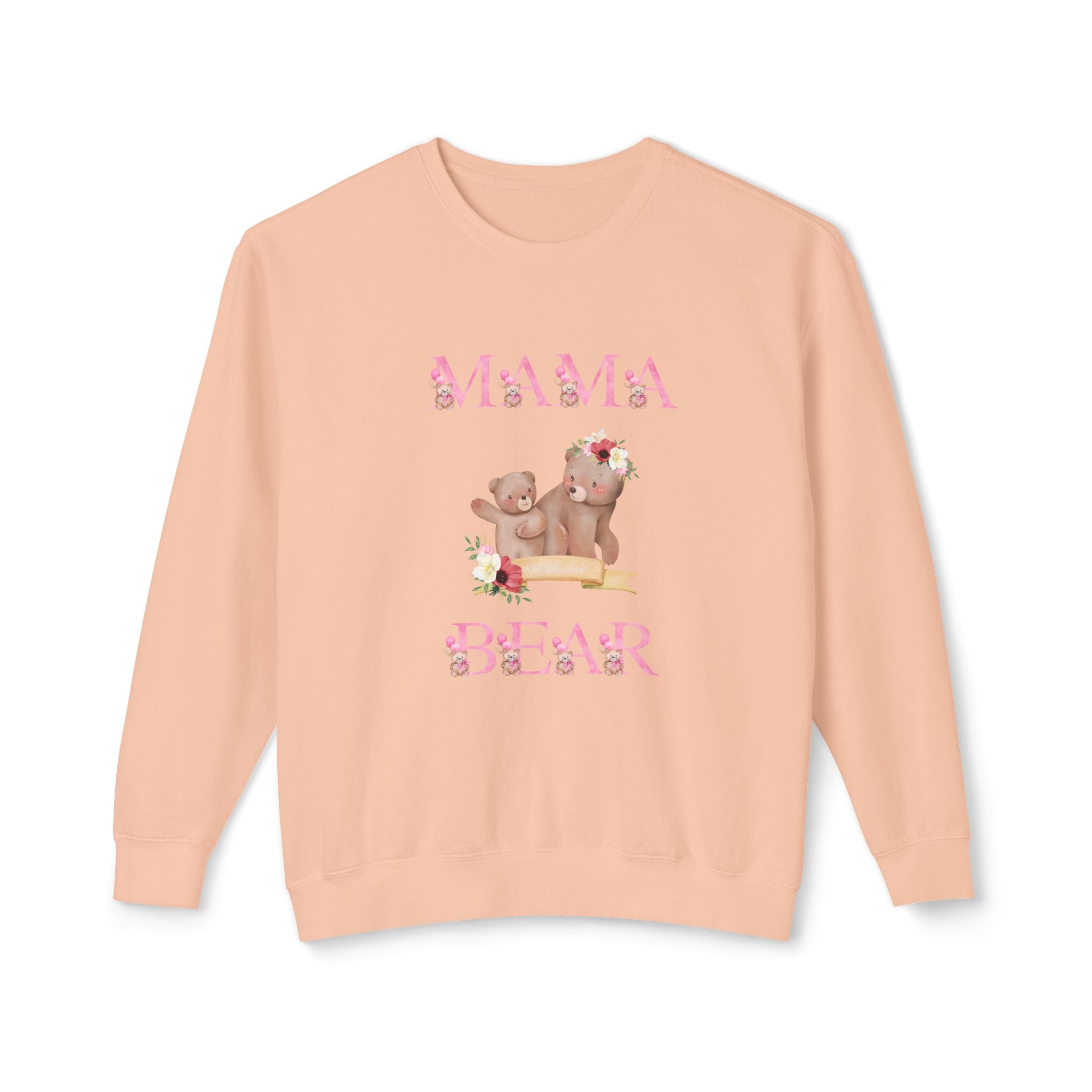 Mama Bear Unisex Lightweight Crewneck Sweatshirt
