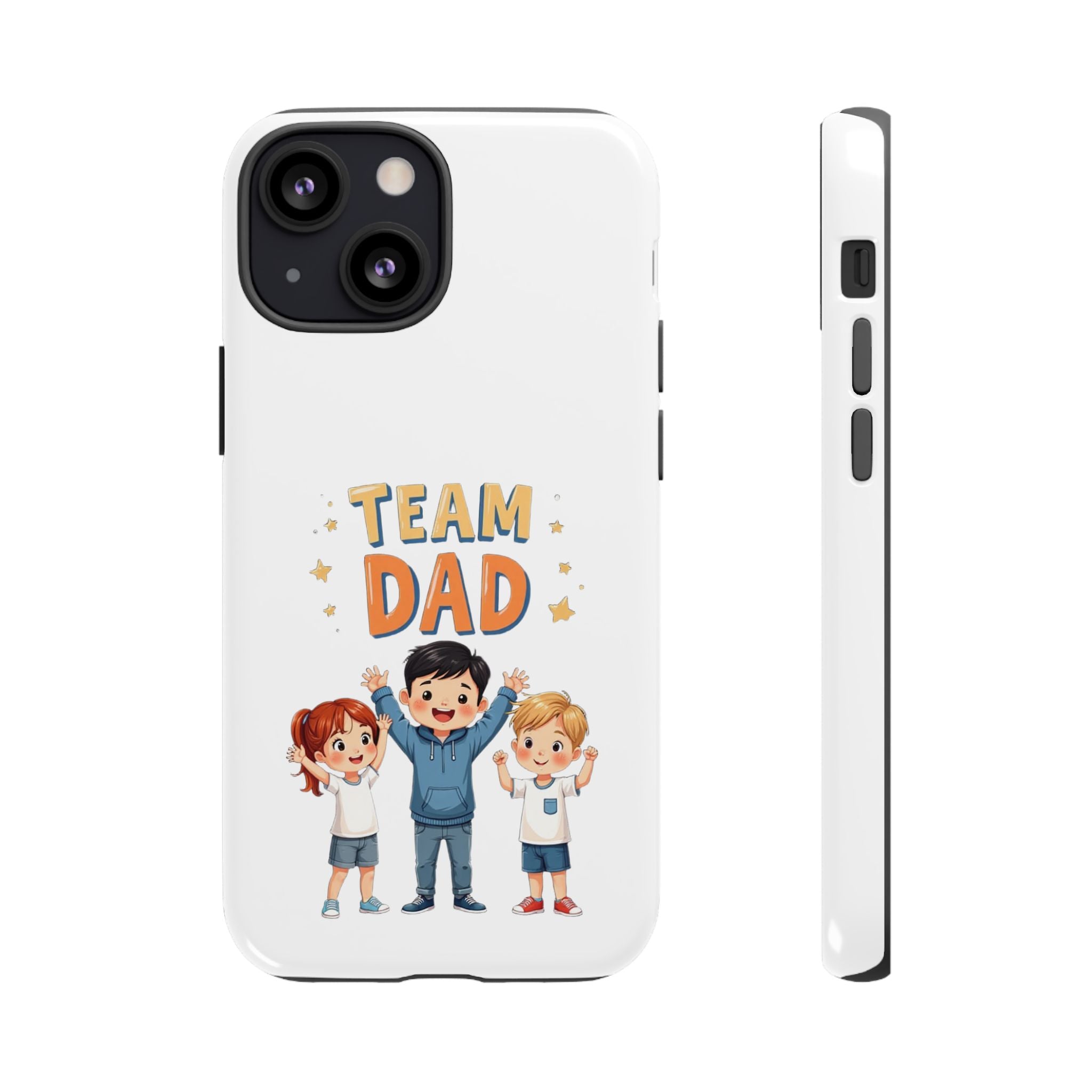 Team Dad Phone Case, Fun Gift for Fathers, Durable Phone Protector, Cute Dad Team Merchandise, Father's Day Special