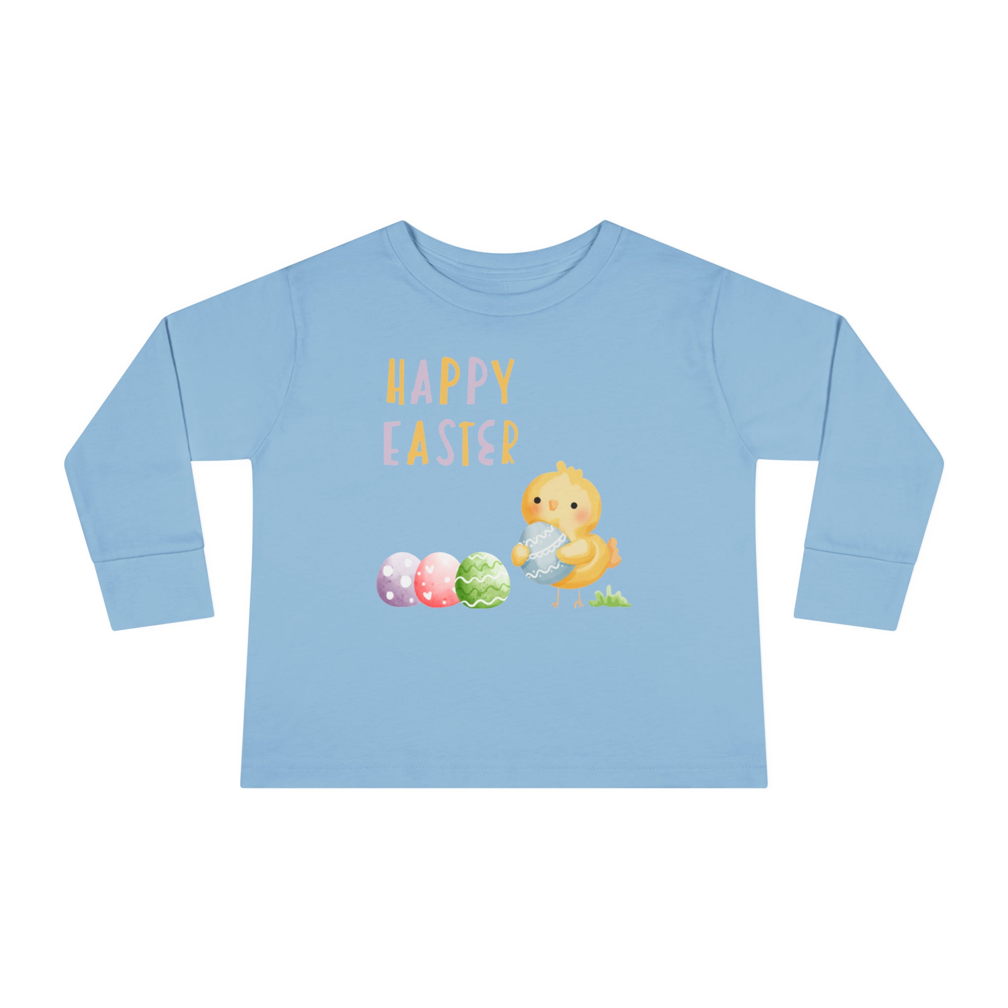 Wishing You A Happy Easter Toddler Long Sleeve Tee