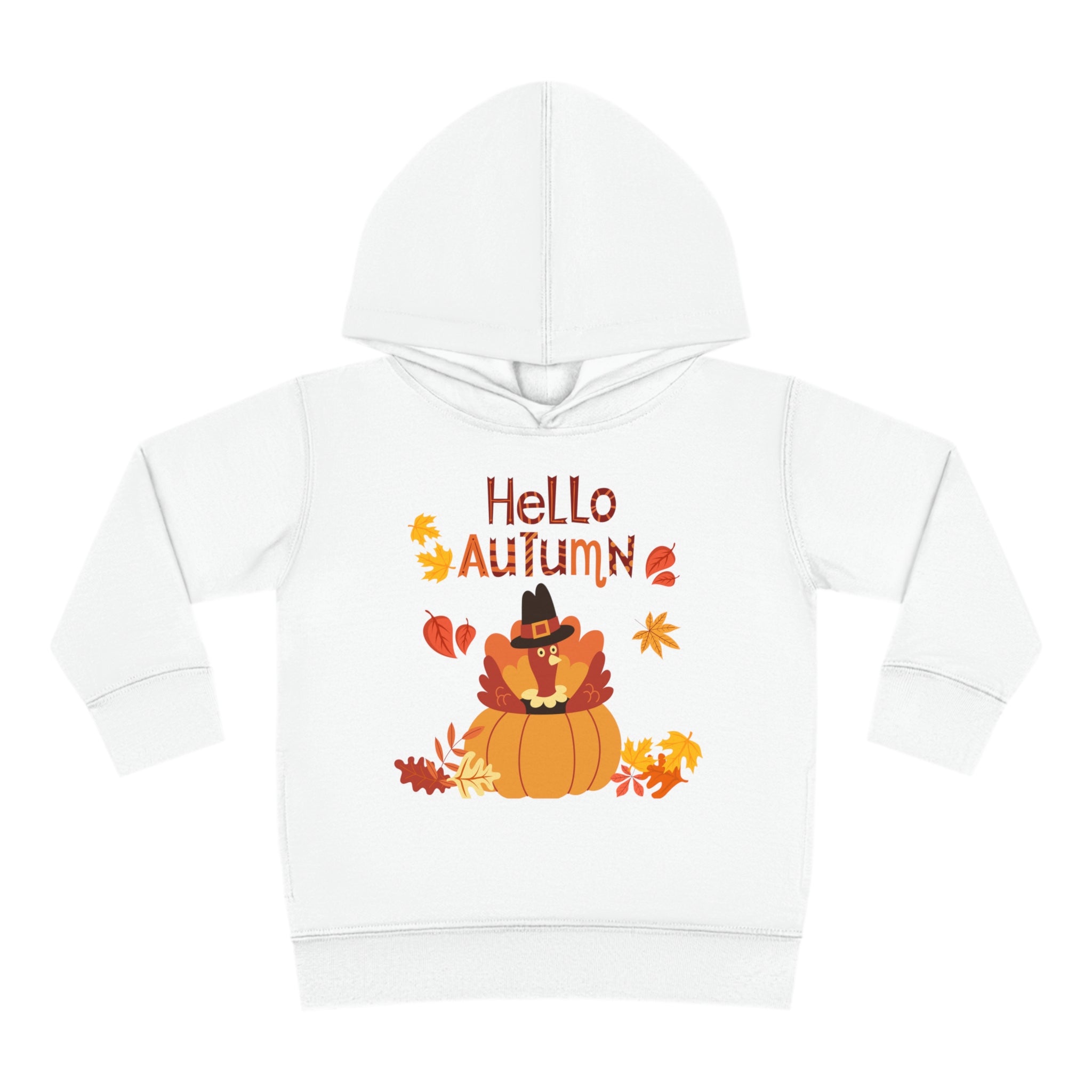 Hello Autumn Toddler Pullover Fleece Hoodie