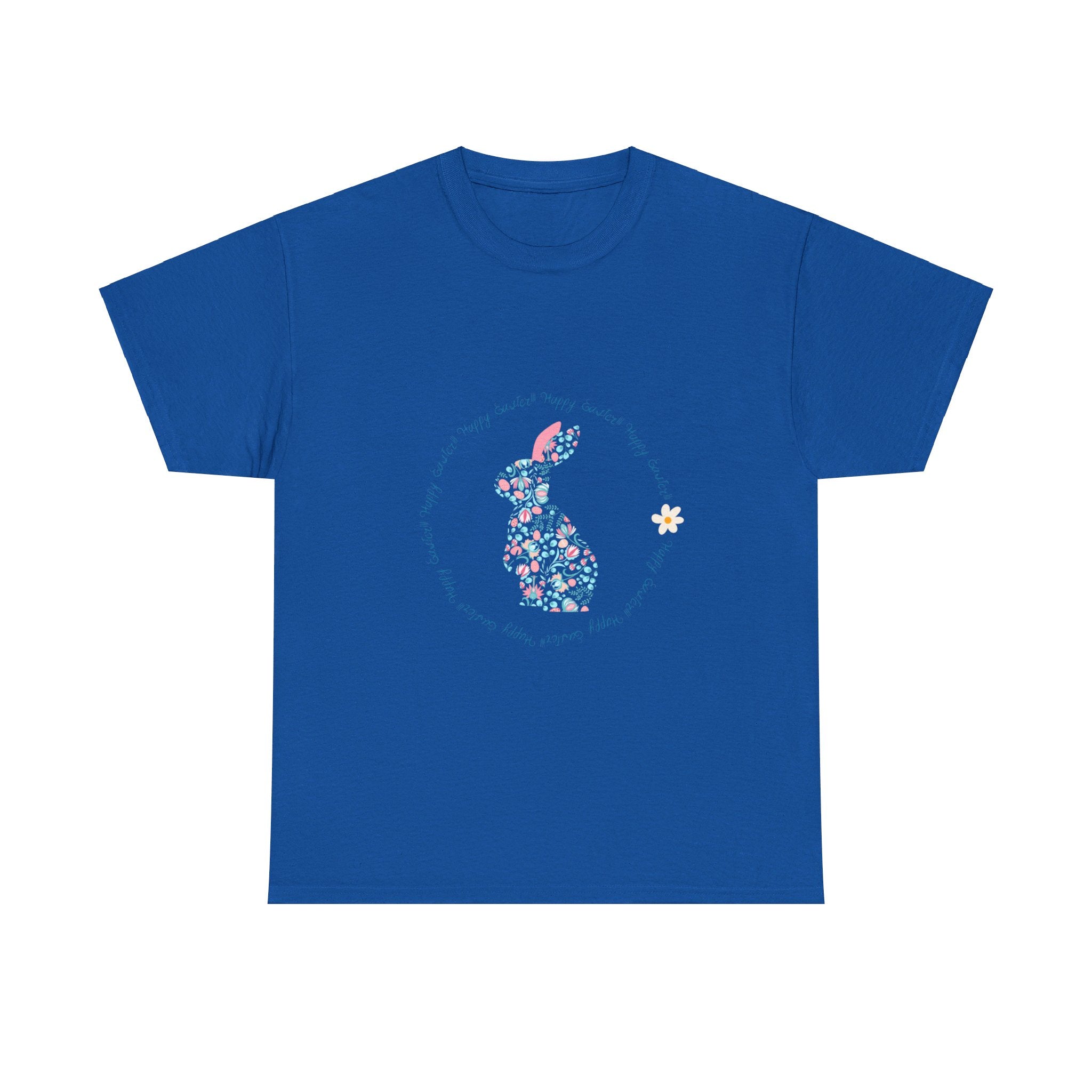 Happy Easter Rabbit Day Unisex Heavy Cotton Tee