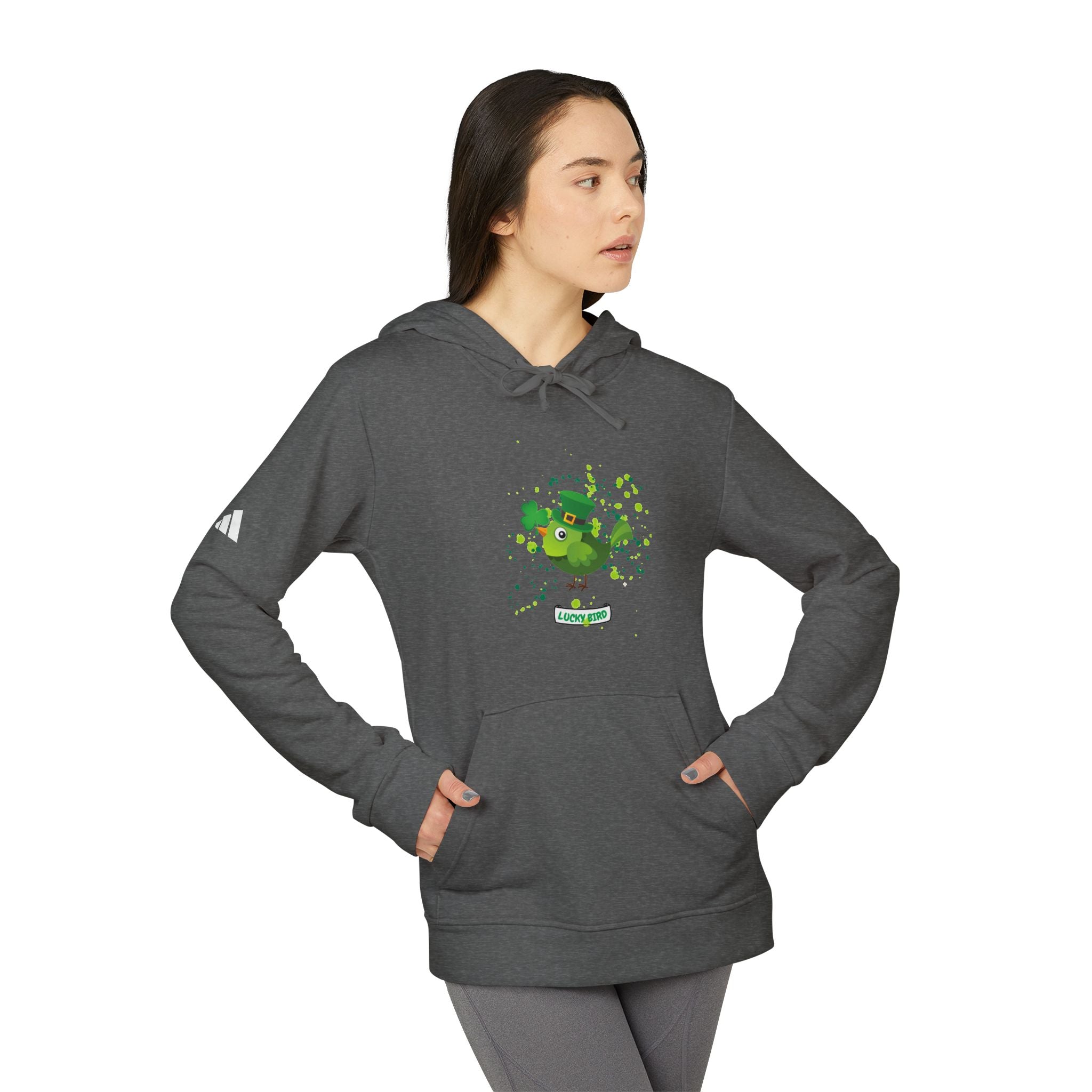 Lucky Bird Adidas Unisex Fleece Hoodie