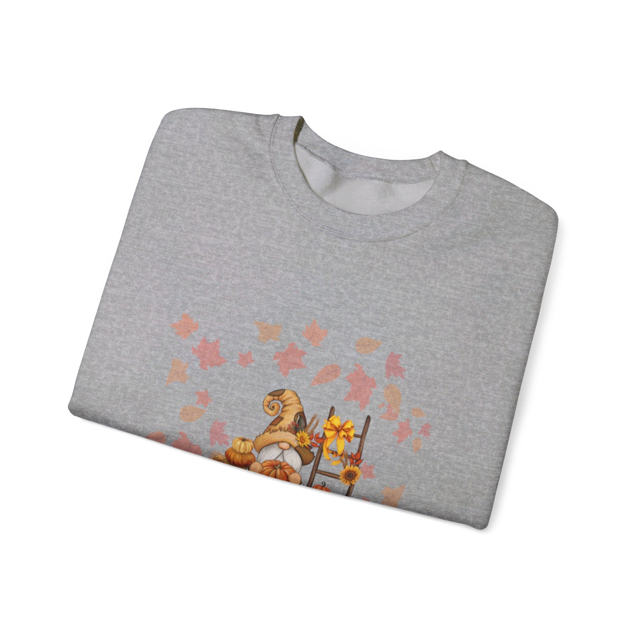 Gnome Happy Thanksgiving Unisex Heavy Blend™ Crewneck Sweatshirt