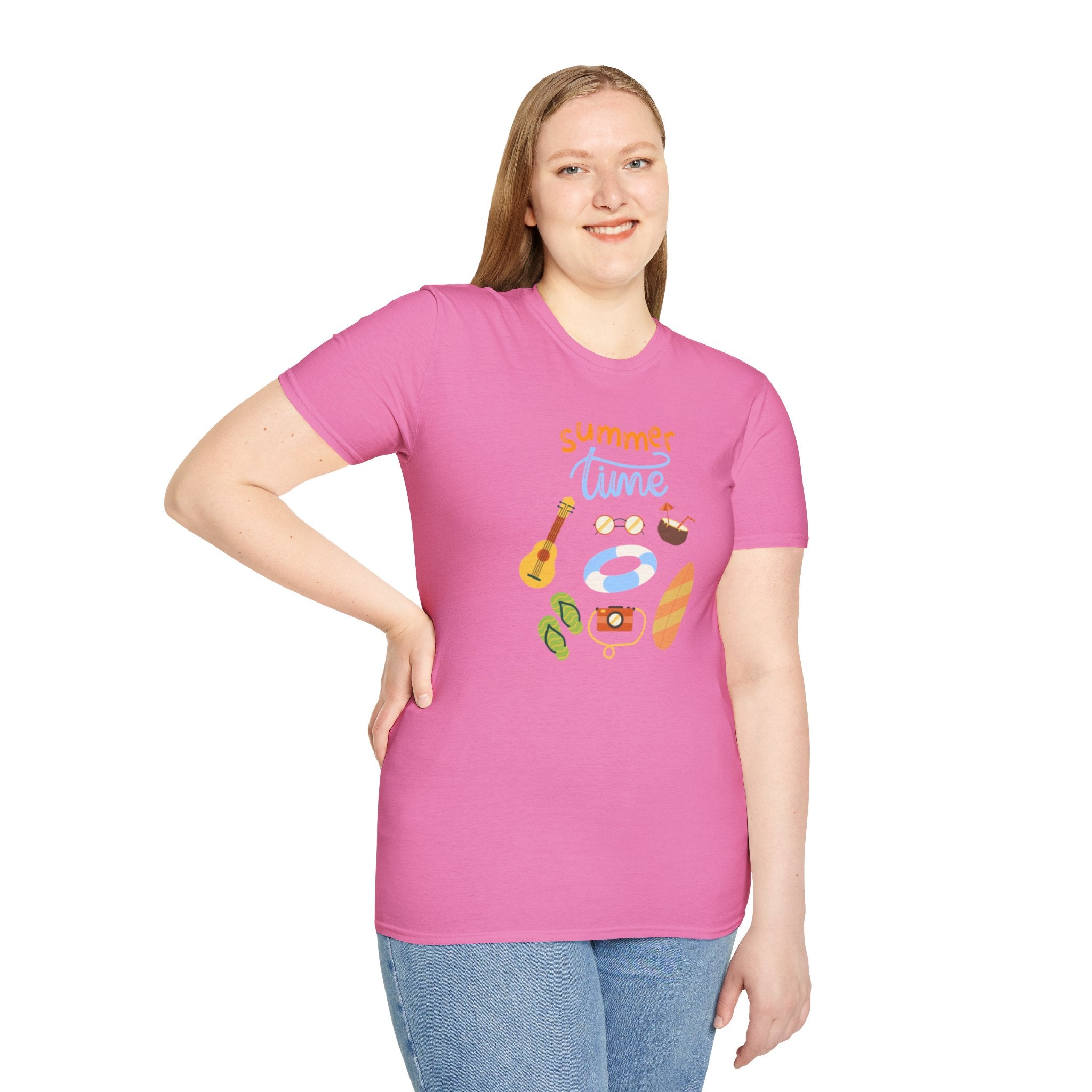 Summertime Fun Unisex Softstyle T-Shirt