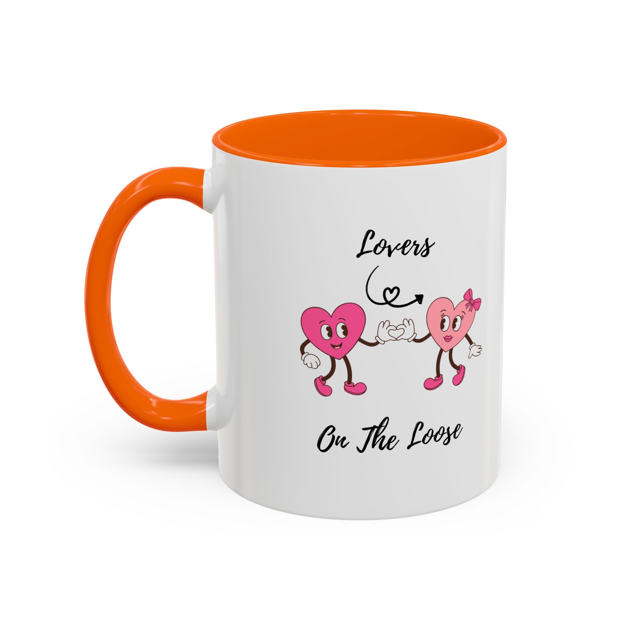 Lovers On The Loose Accent Coffee Mug (11, 15oz)