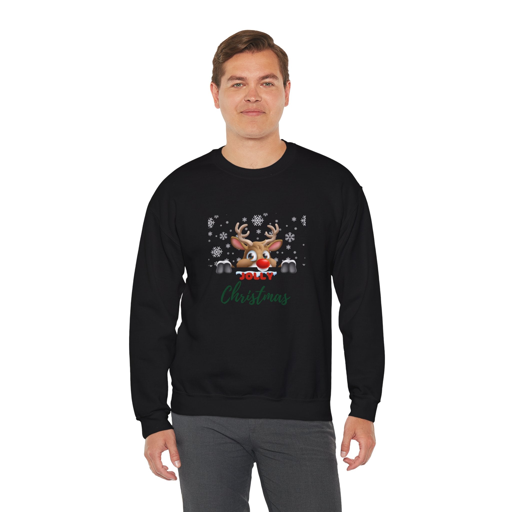 Jolly Christmas Unisex Heavy Blend™ Crewneck Sweatshirt