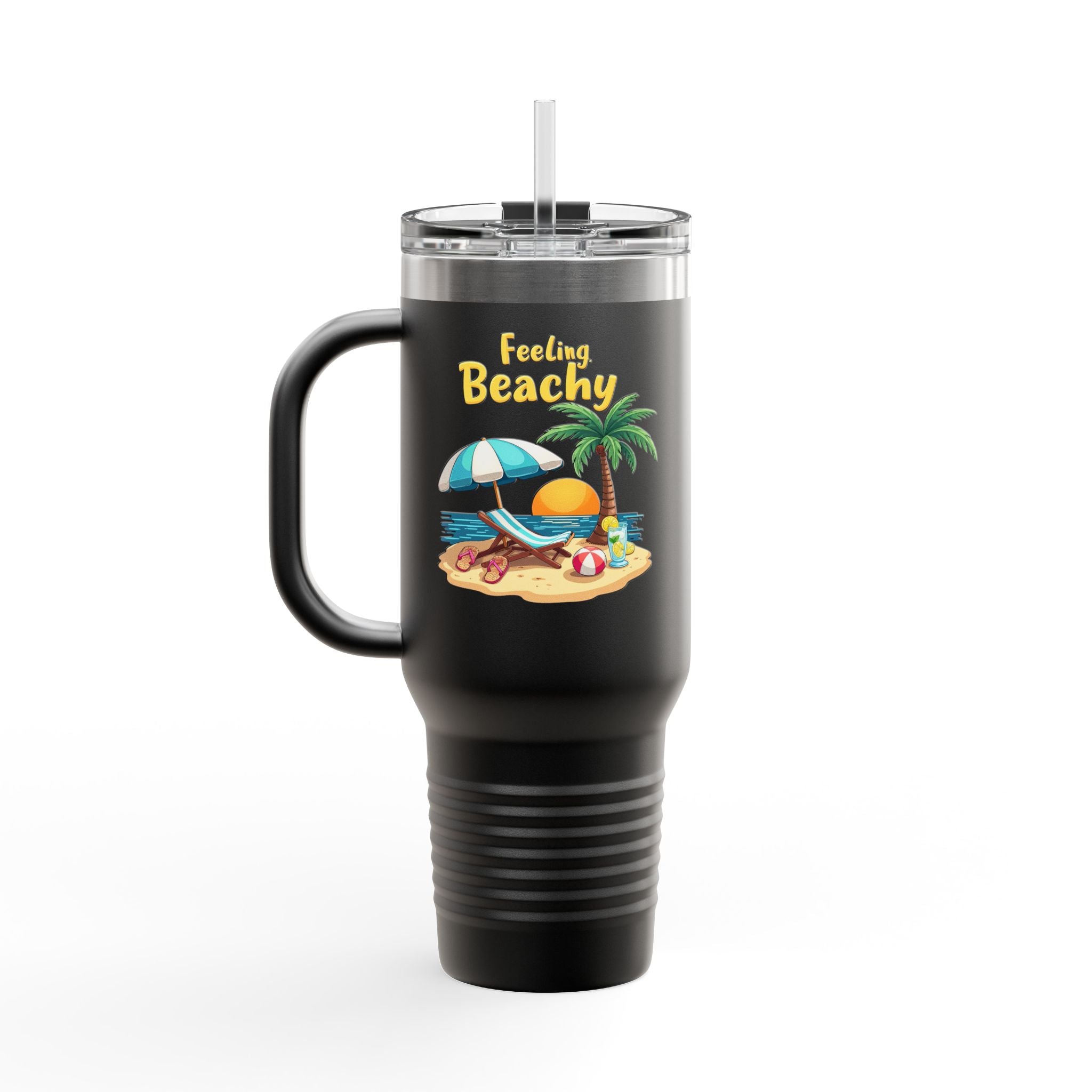 Feeling Beachy Insulated Travel Mug, 40oz