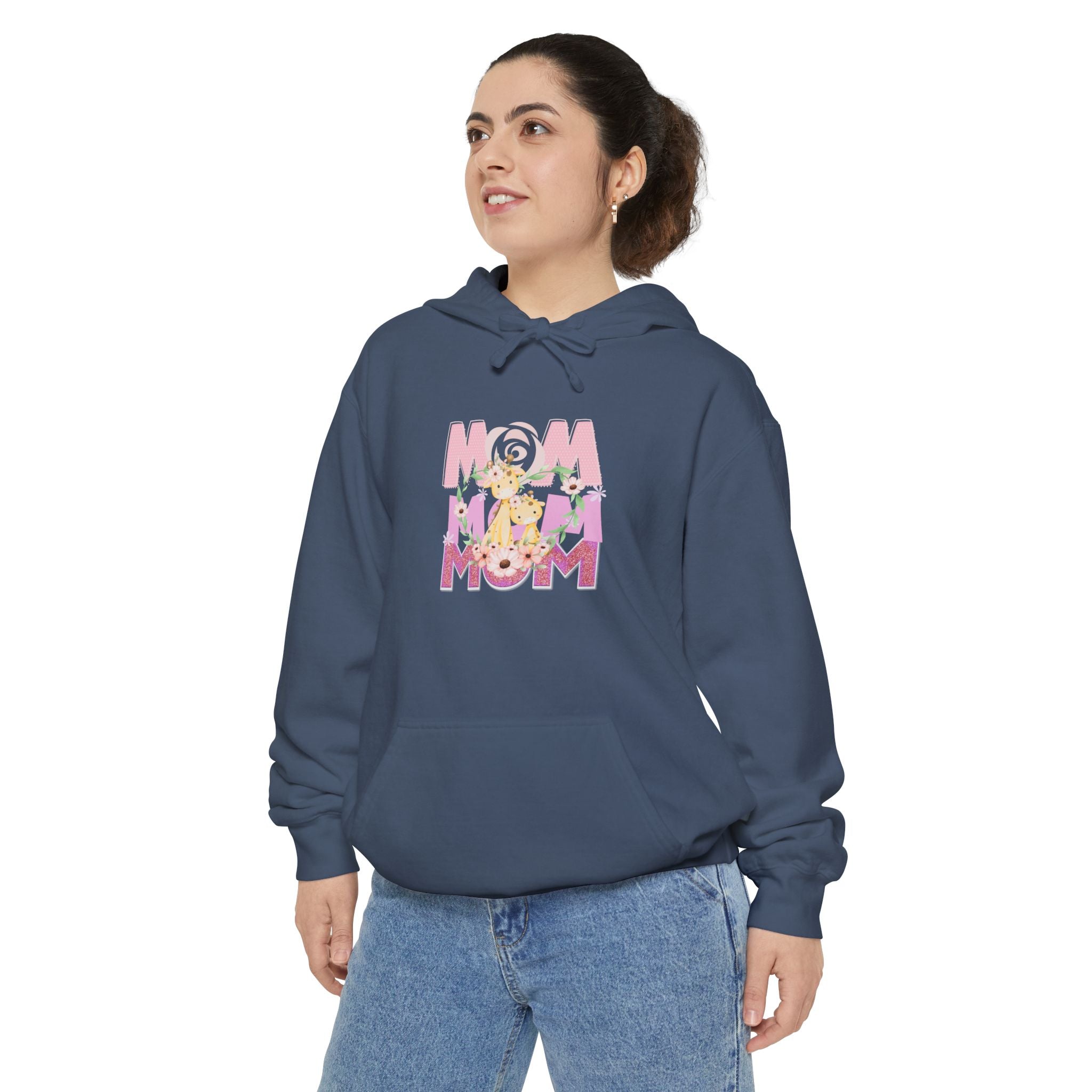 Our First Mother's Day Unisex Garment-Dyed Hoodie