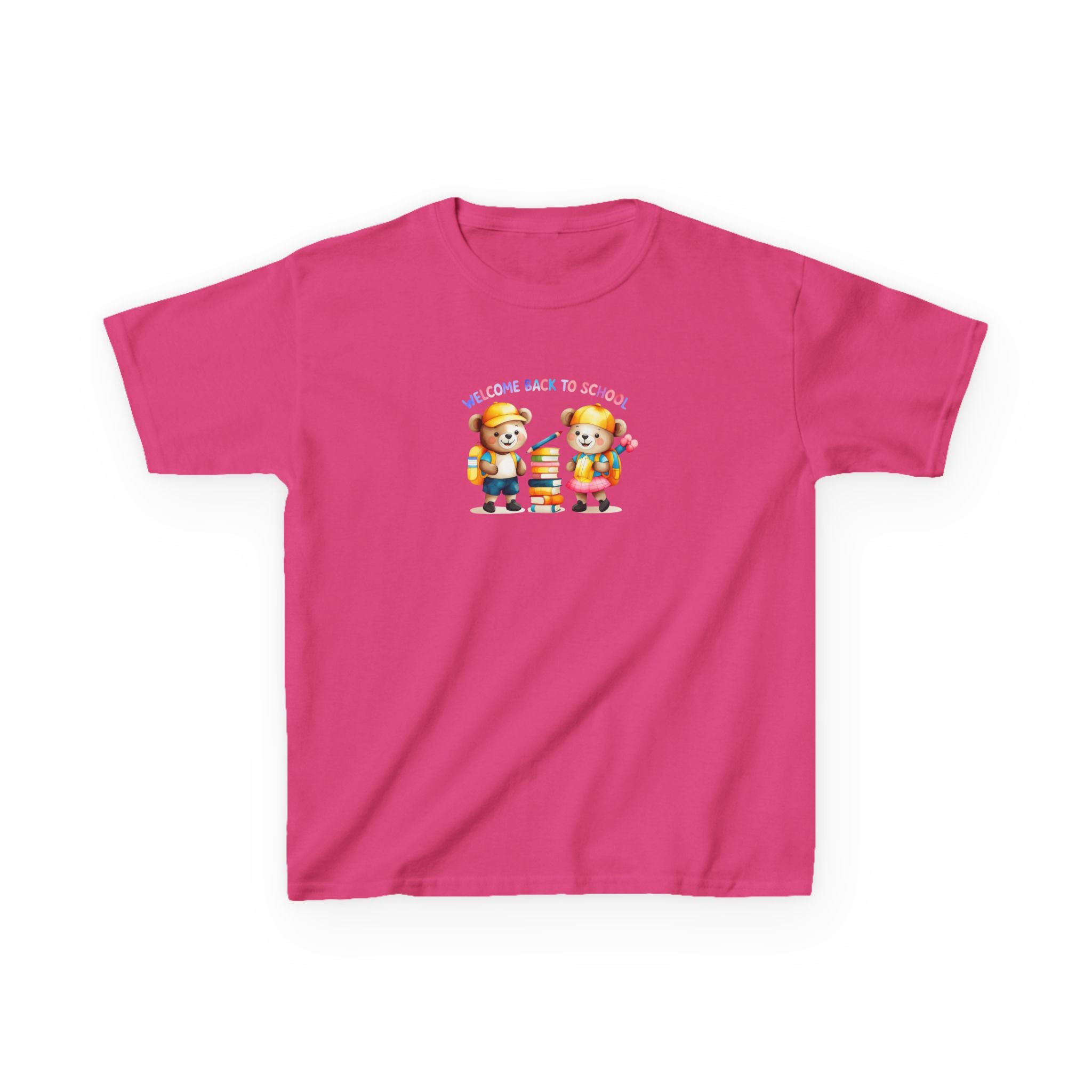 Welcome Back to School Kids Heavy Cotton Tee