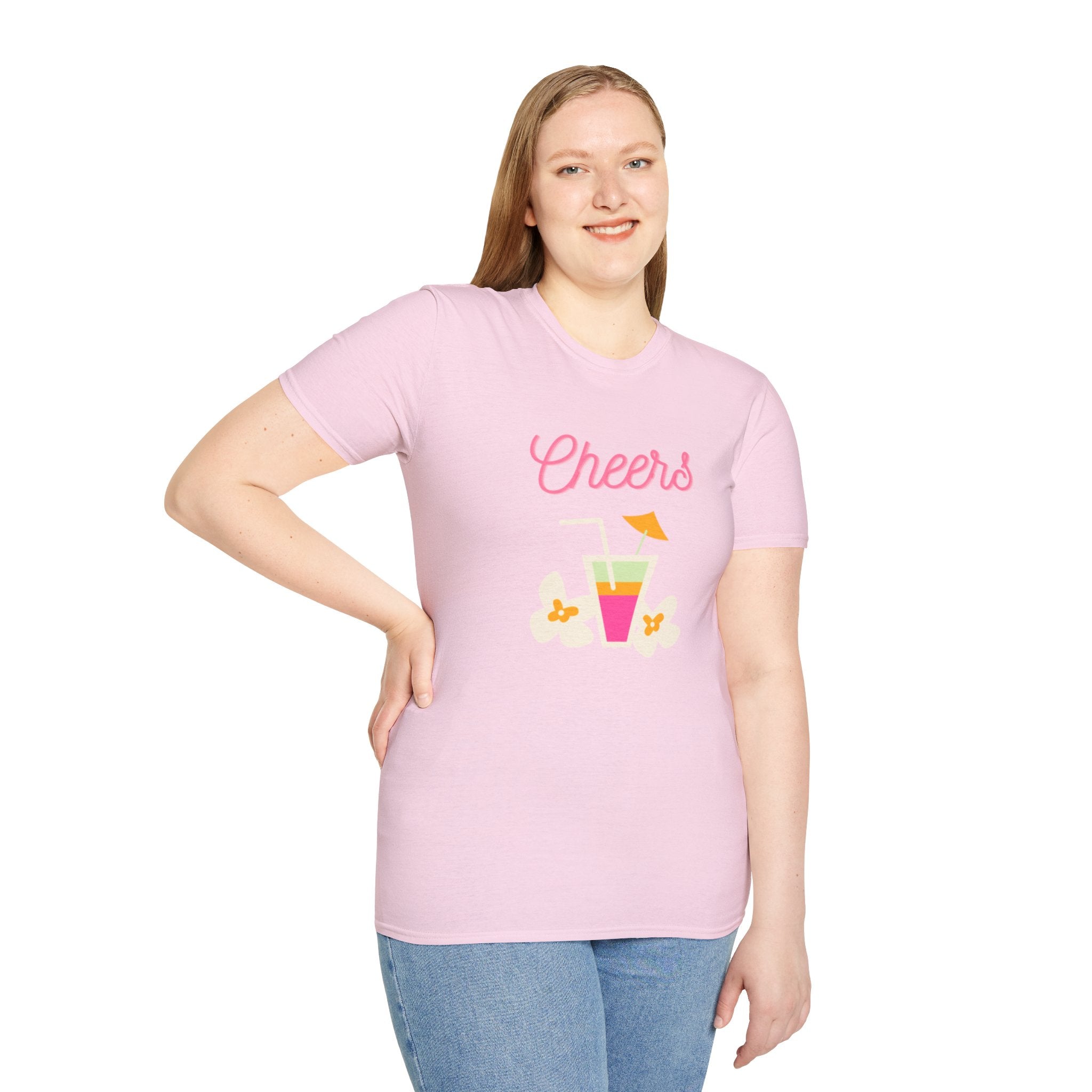 Cheers To Summer Unisex Softstyle T-Shirt