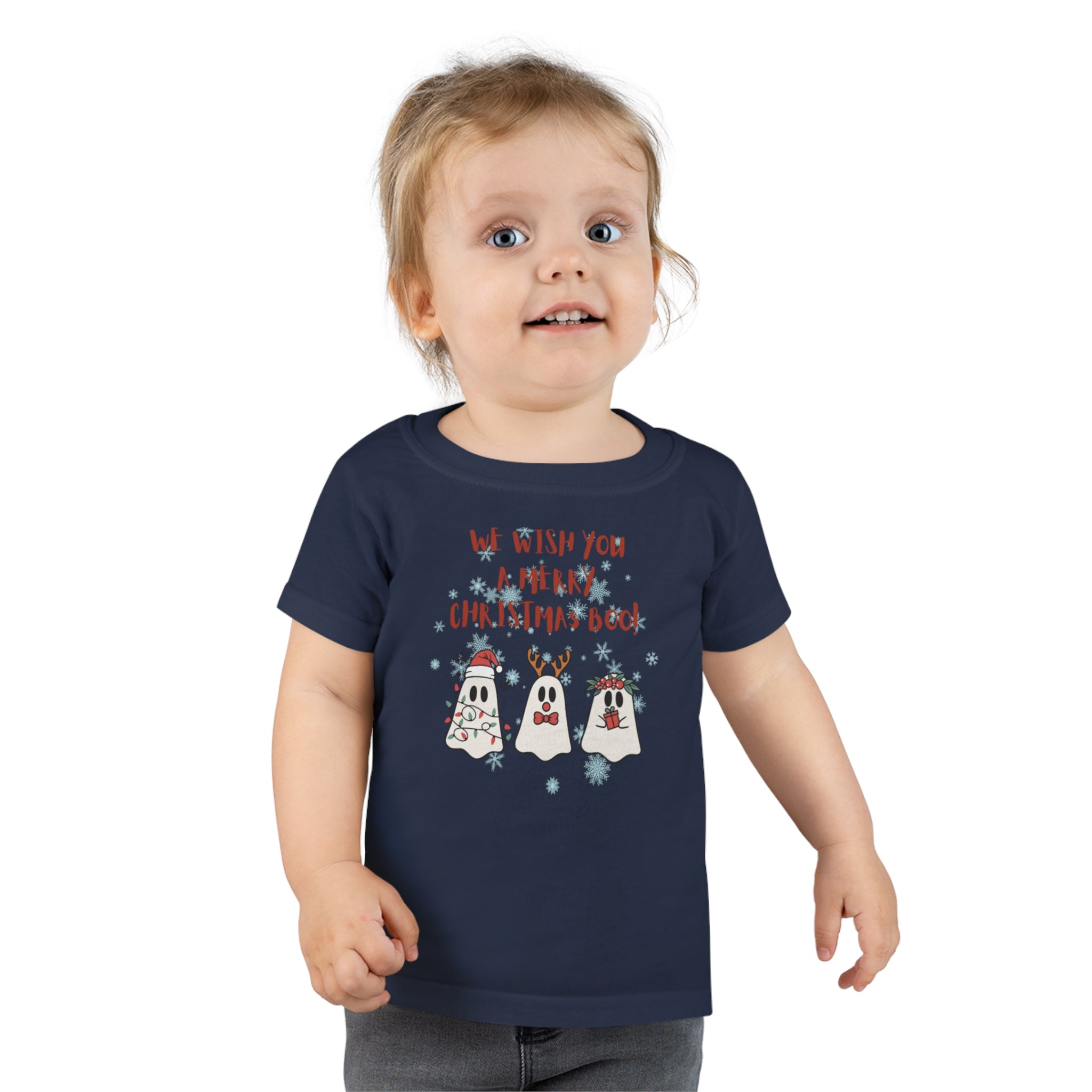 We Wish You A Merry Christmas Boo Toddler T-shirt