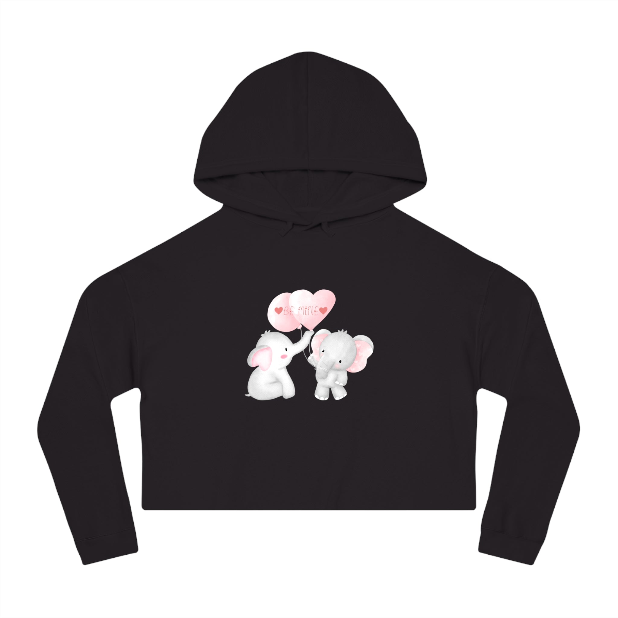 Be Mine Love Women’s Cropped Hooded Sweatshirt