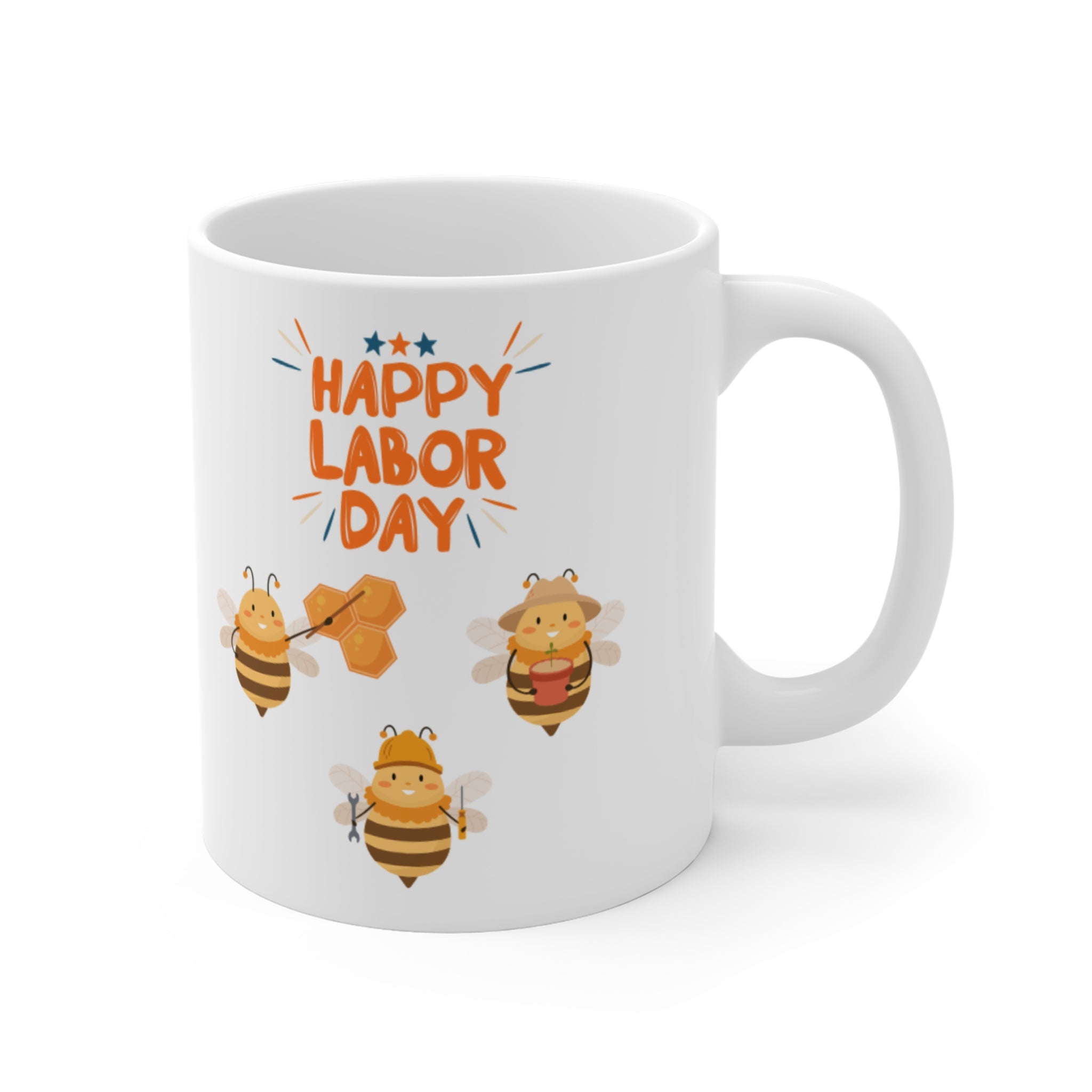 Bee Labor Day Mug 11oz