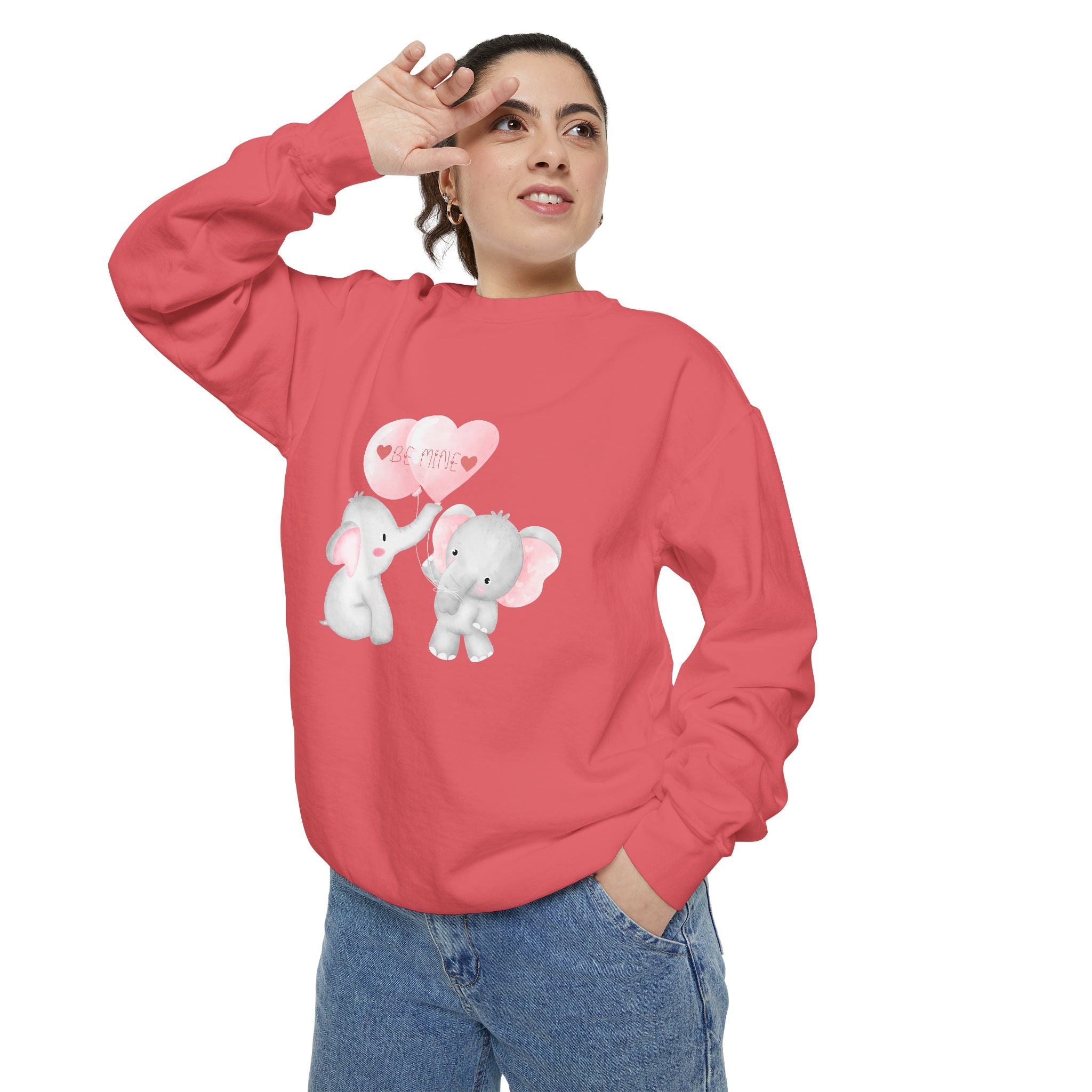 Be Mine Love Unisex Garment-Dyed Sweatshirt