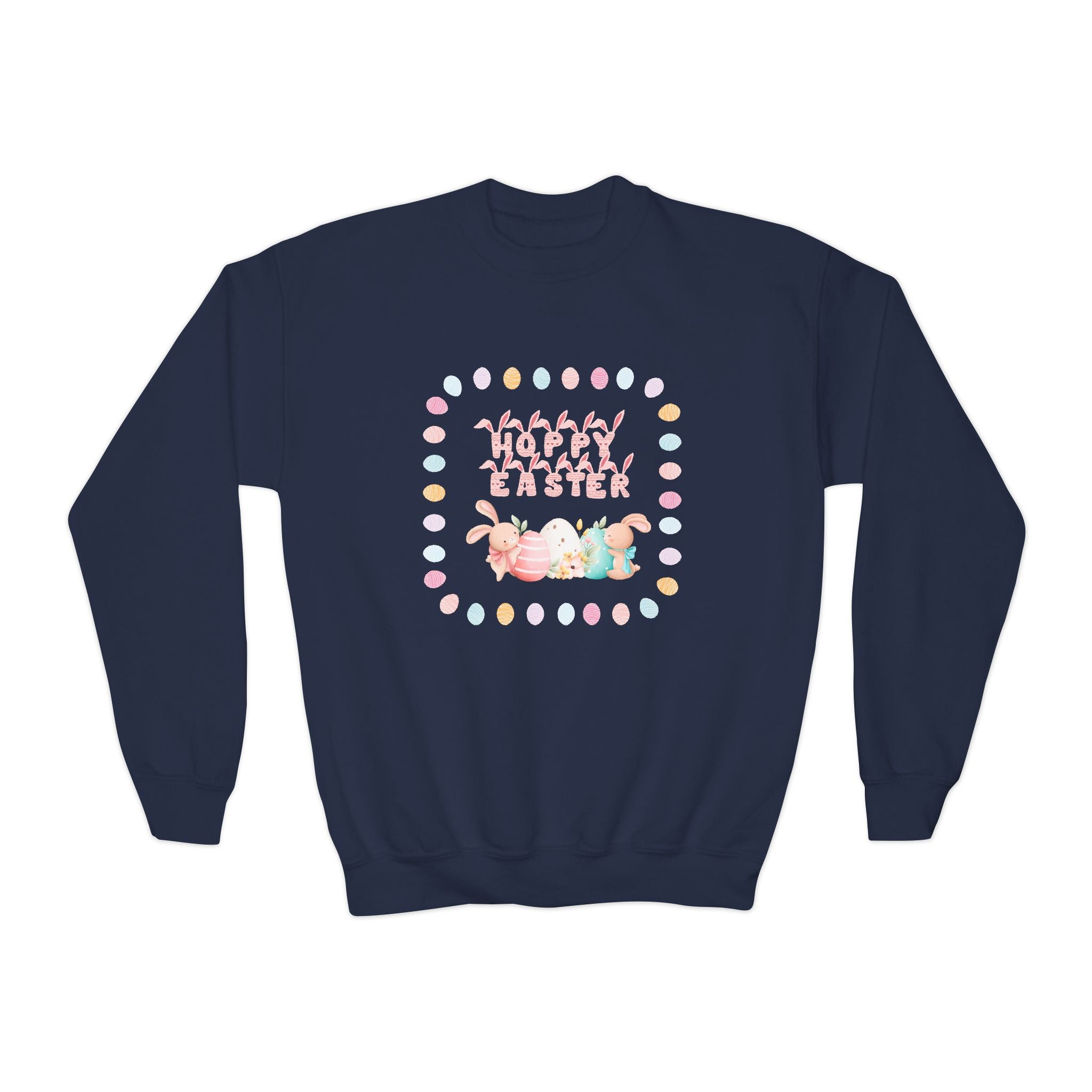 Hoppy Easter Youth Crewneck Sweatshirt