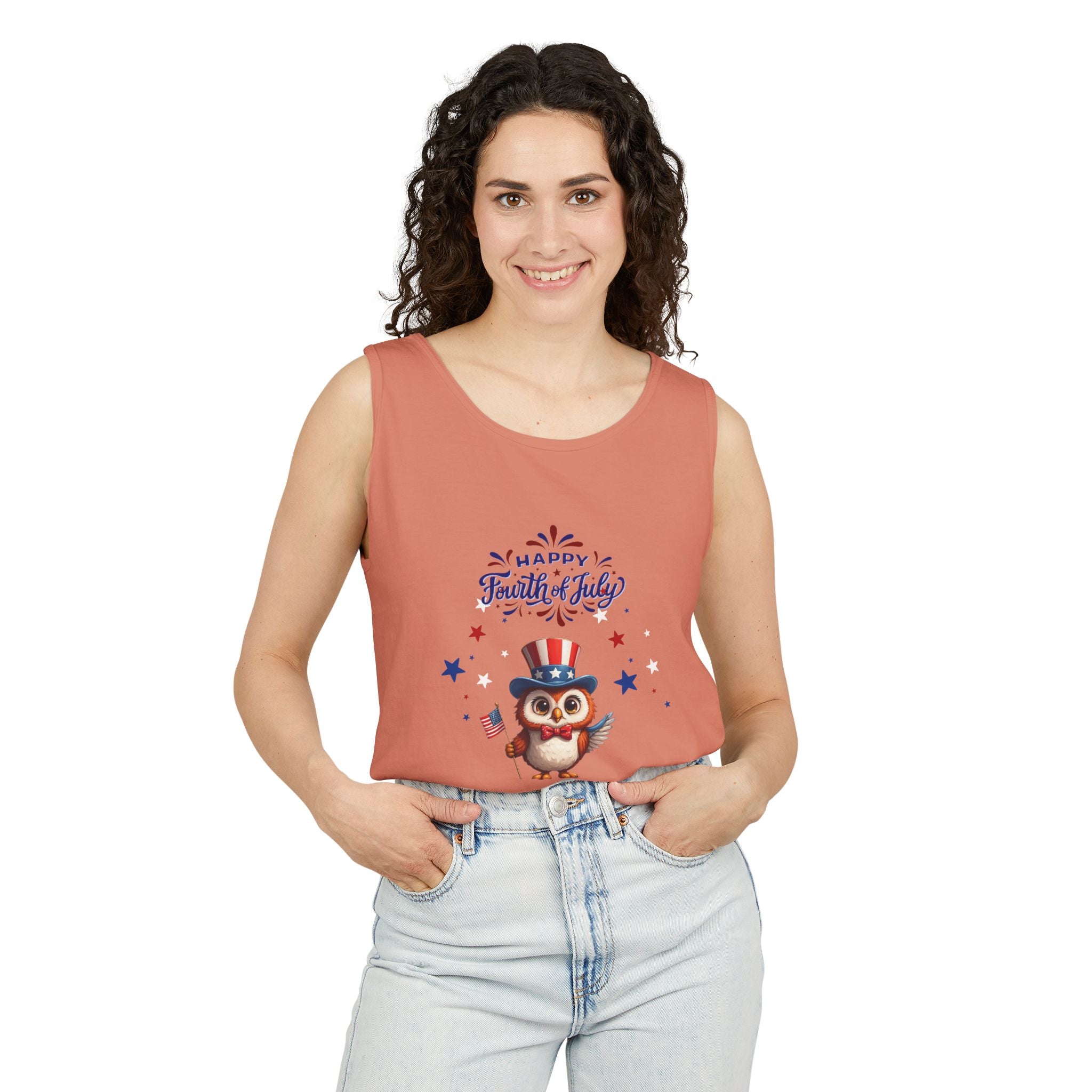 American Eagle Happy 4th of July Tank Top