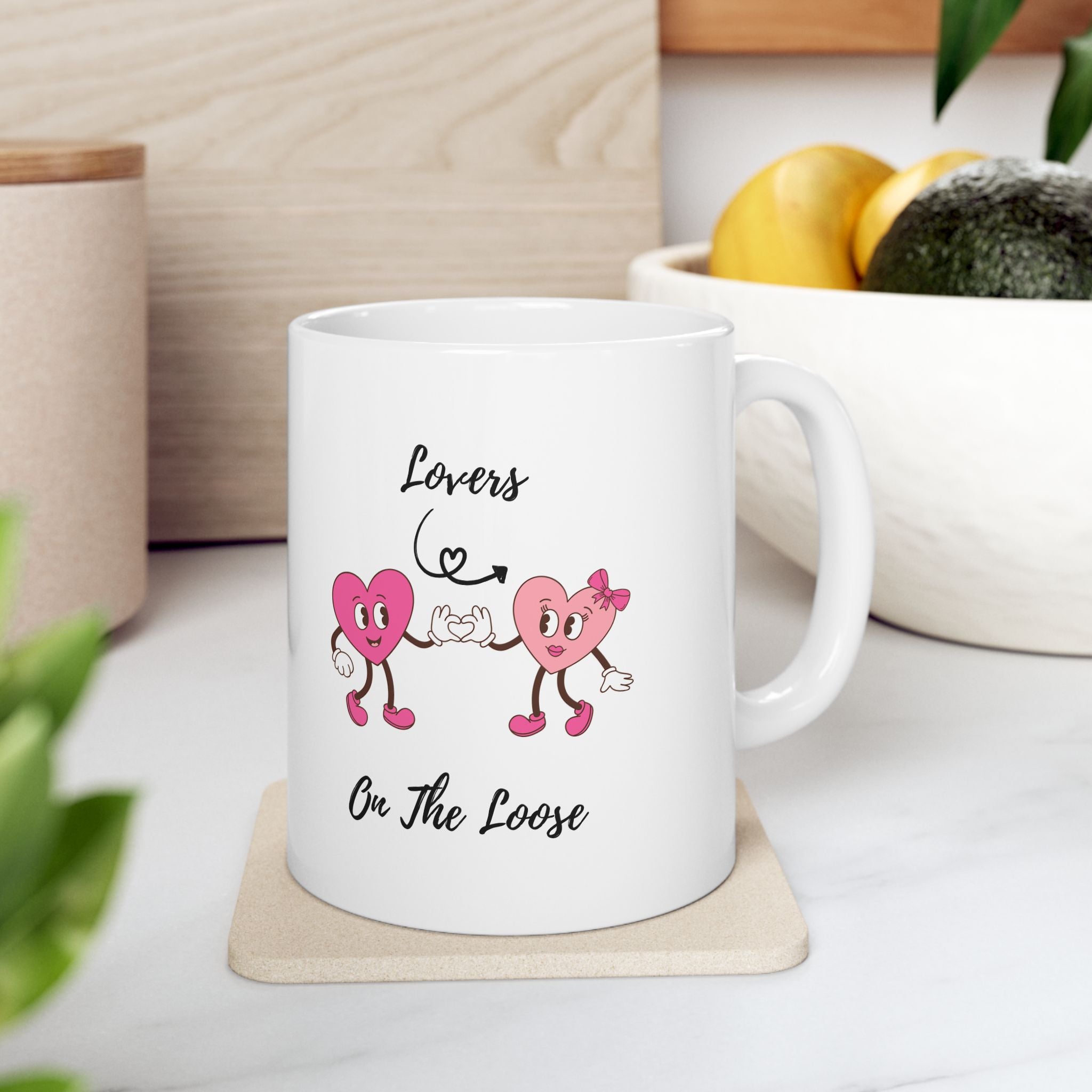 Lovers On The Loose Ceramic Mug, (11oz, 15oz)