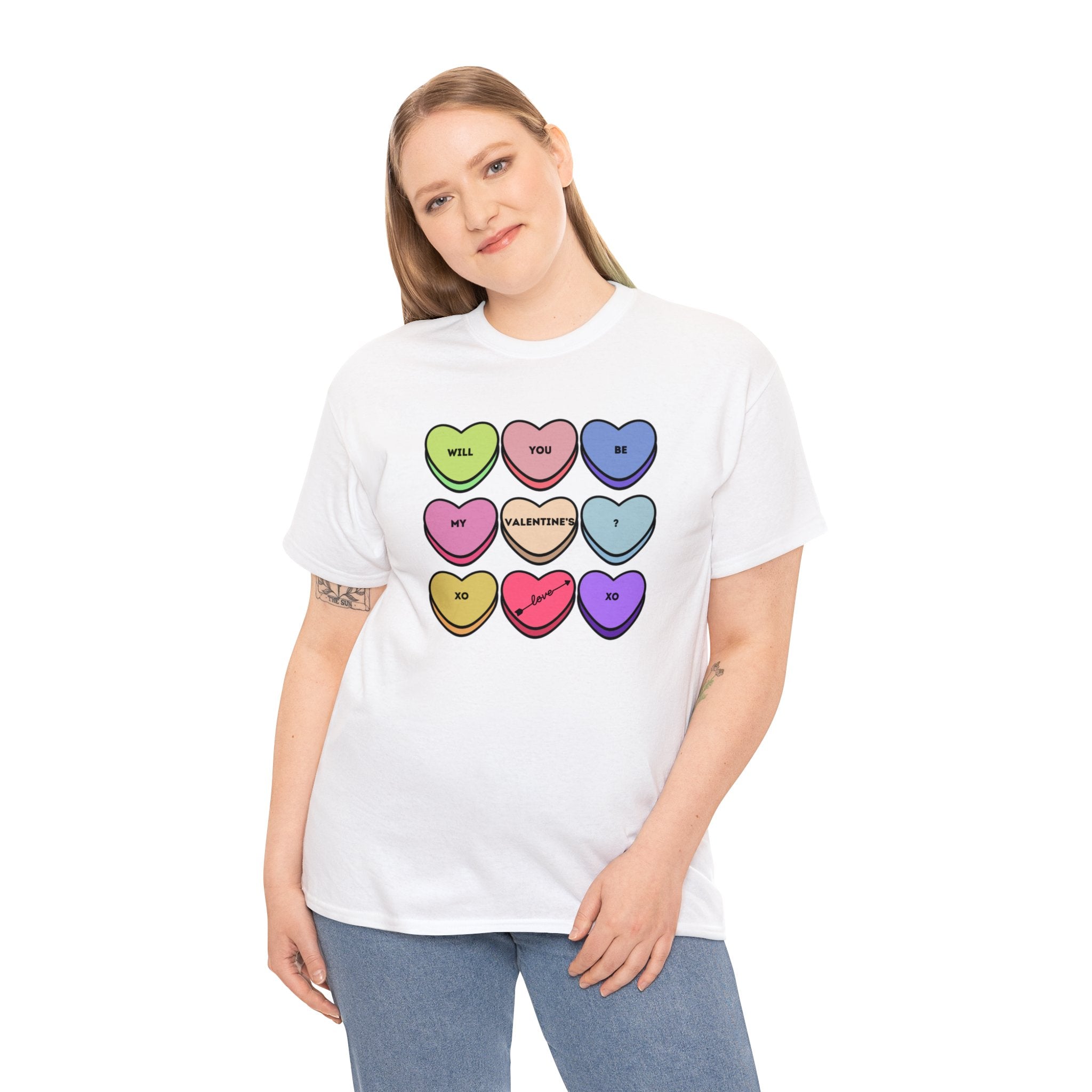 Will You Be My Valentine? Unisex Heavy Cotton Tee
