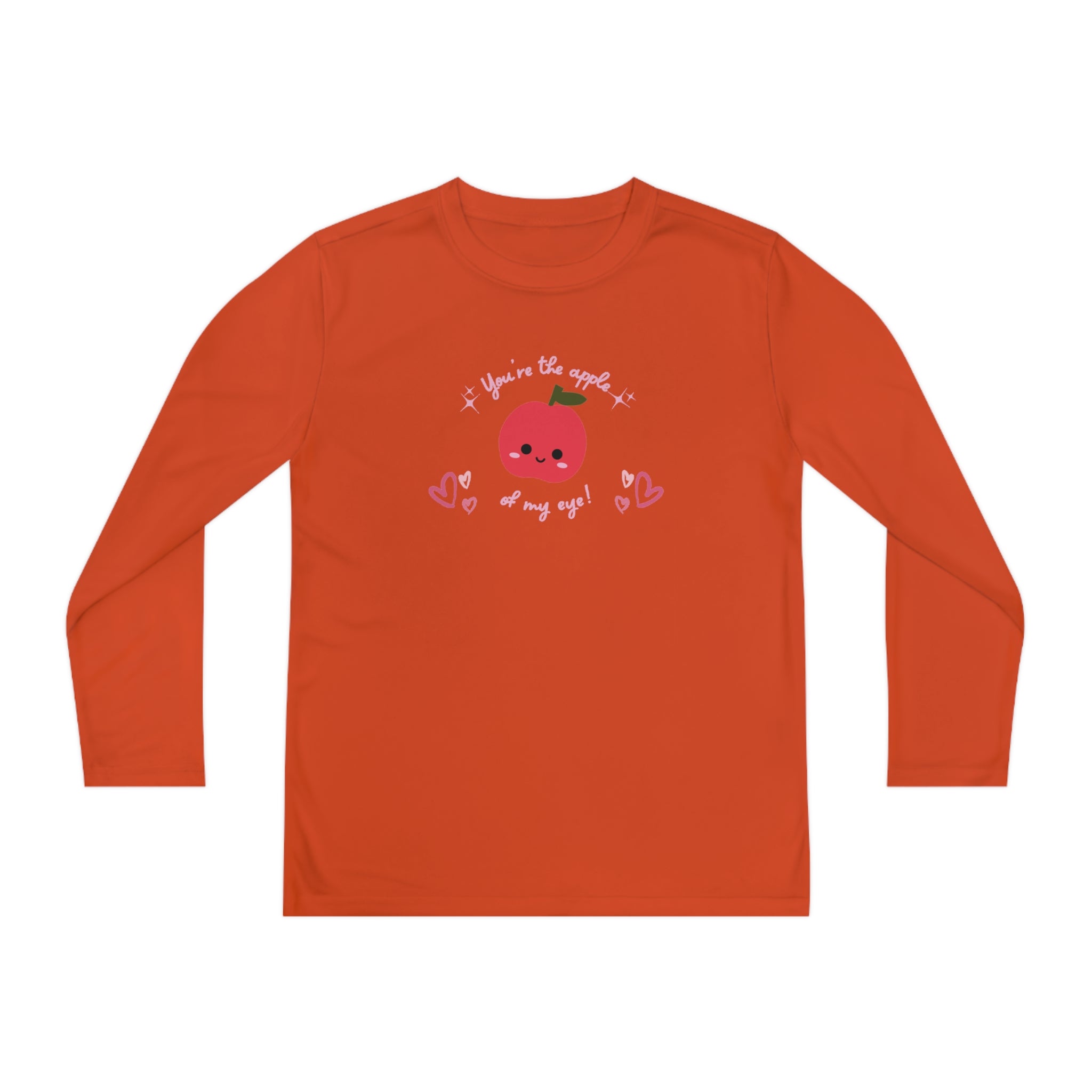 You Are The Apple Of My Eyes Youth Long Sleeve Competitor Tee