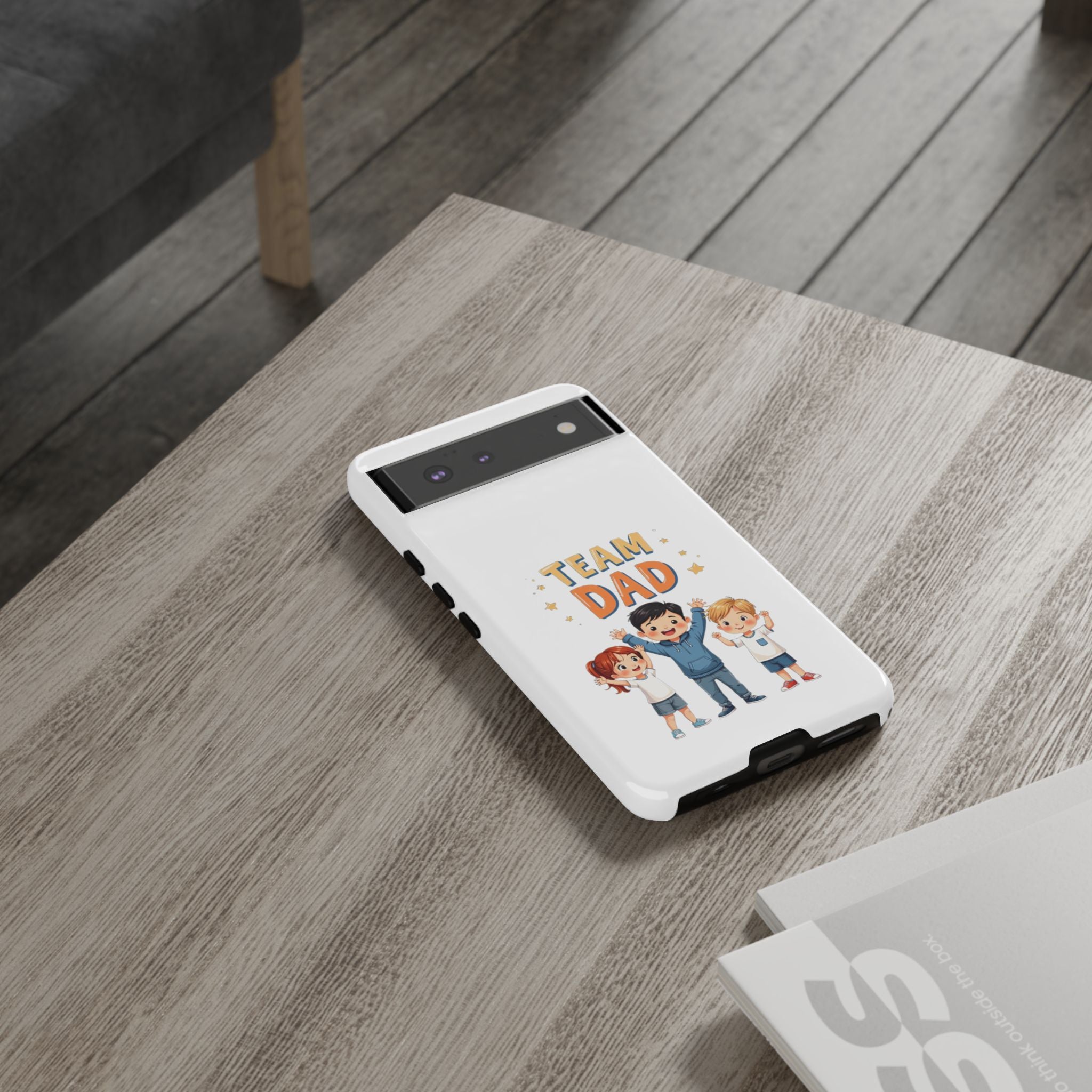 Team Dad Phone Case, Fun Gift for Fathers, Durable Phone Protector, Cute Dad Team Merchandise, Father's Day Special