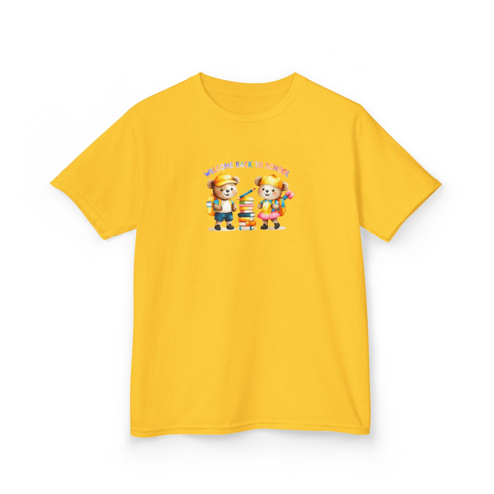 Welcome Back to School Kids Heavy Cotton Tee
