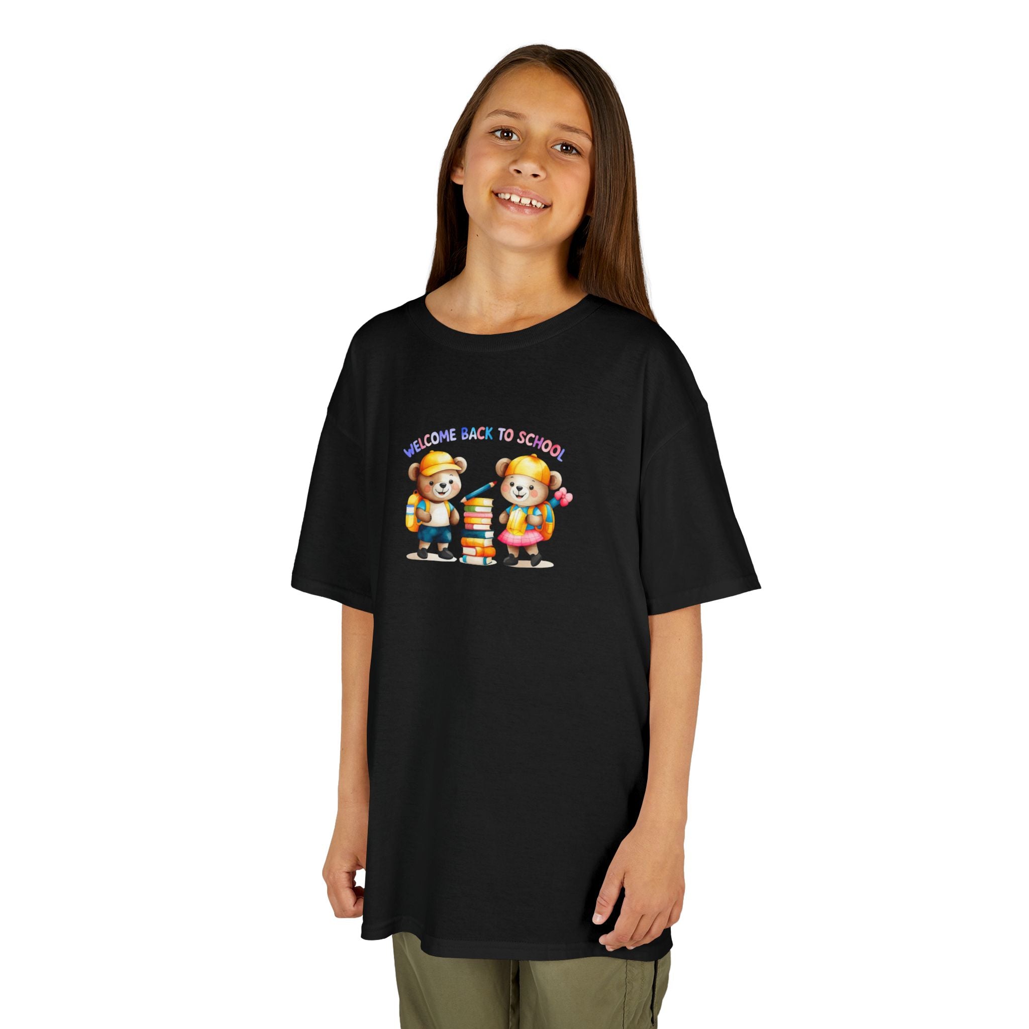Welcome Back to School Kids Heavy Cotton Tee