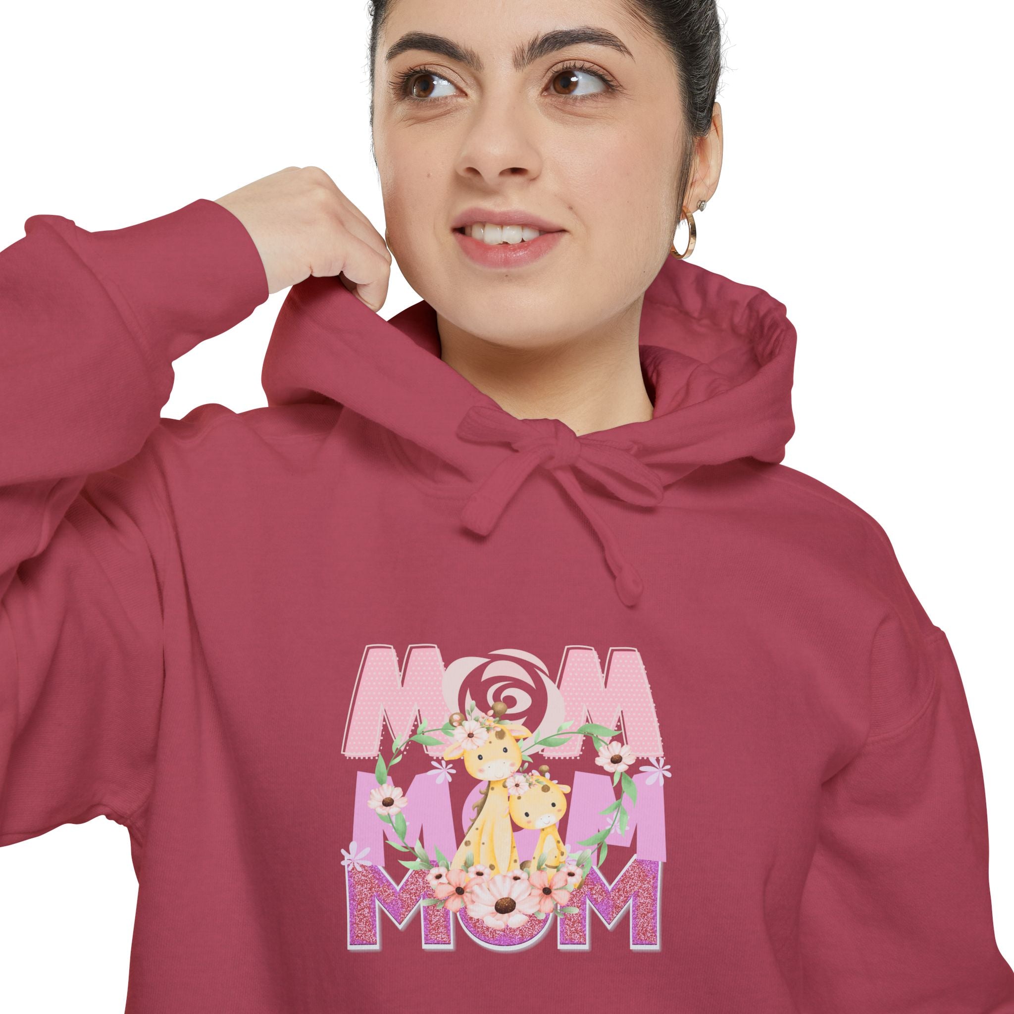 Our First Mother's Day Unisex Garment-Dyed Hoodie