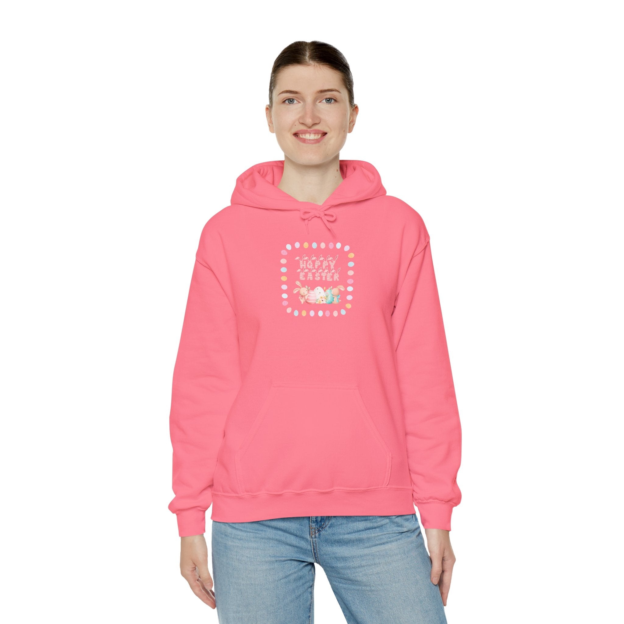Hoppy Easter Hooded Sweatshirt – Unisex Heavy Blend™