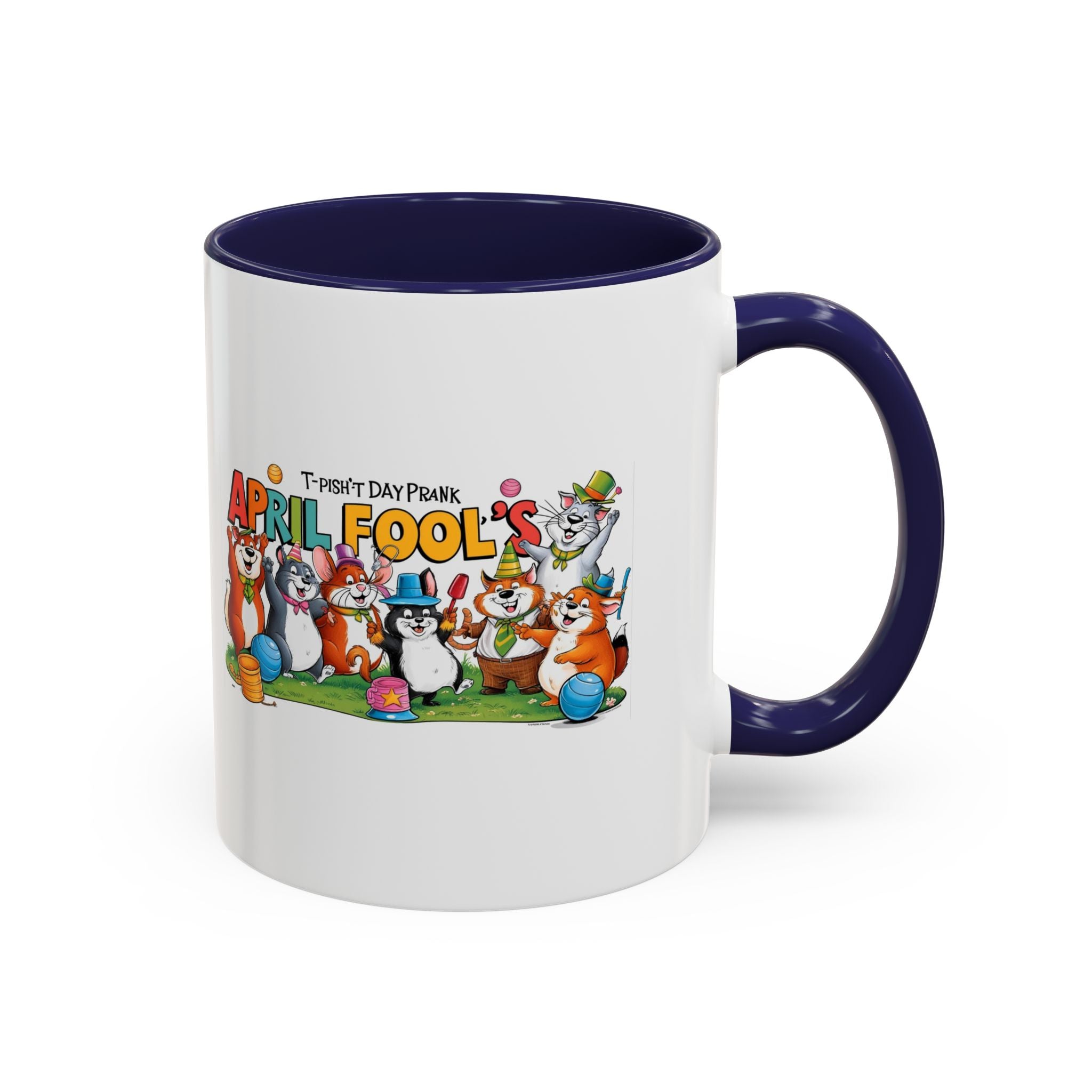 T-Pish'-T Day Prank Accent Coffee Mug