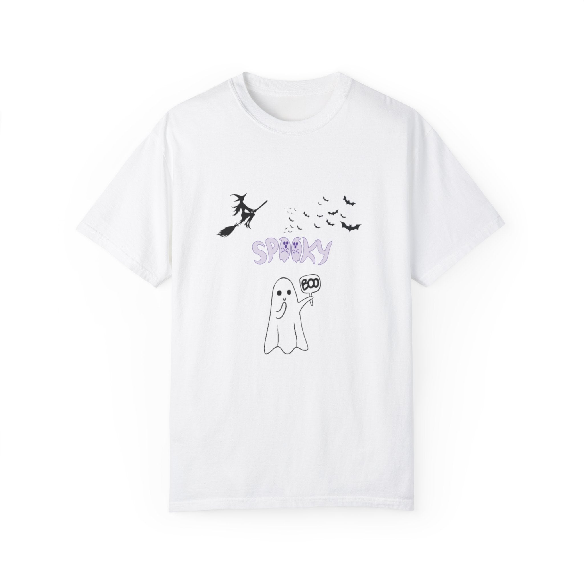 Spooky Boo Unisex Garment-Dyed T-shirt