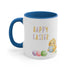 Wishing You A Happy Easter Accent Coffee Mug, 11oz