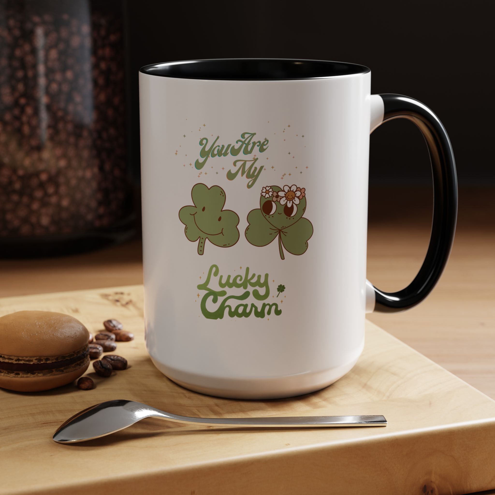 You're my Lucky Charm Accent Coffee Mug - St. Patrick's Day Gift