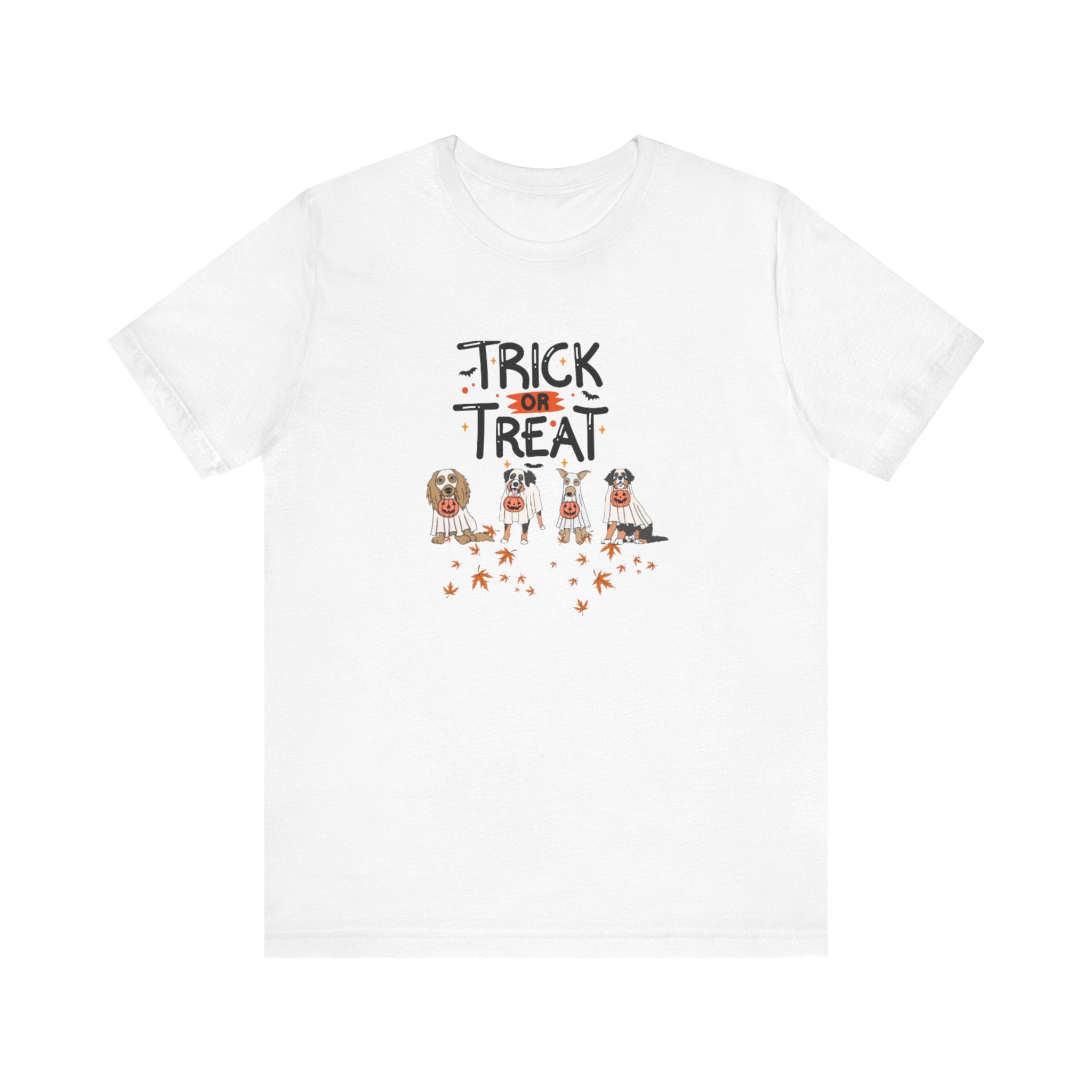 Pooch Trick or Treat Unisex Jersey Short Sleeve Tee