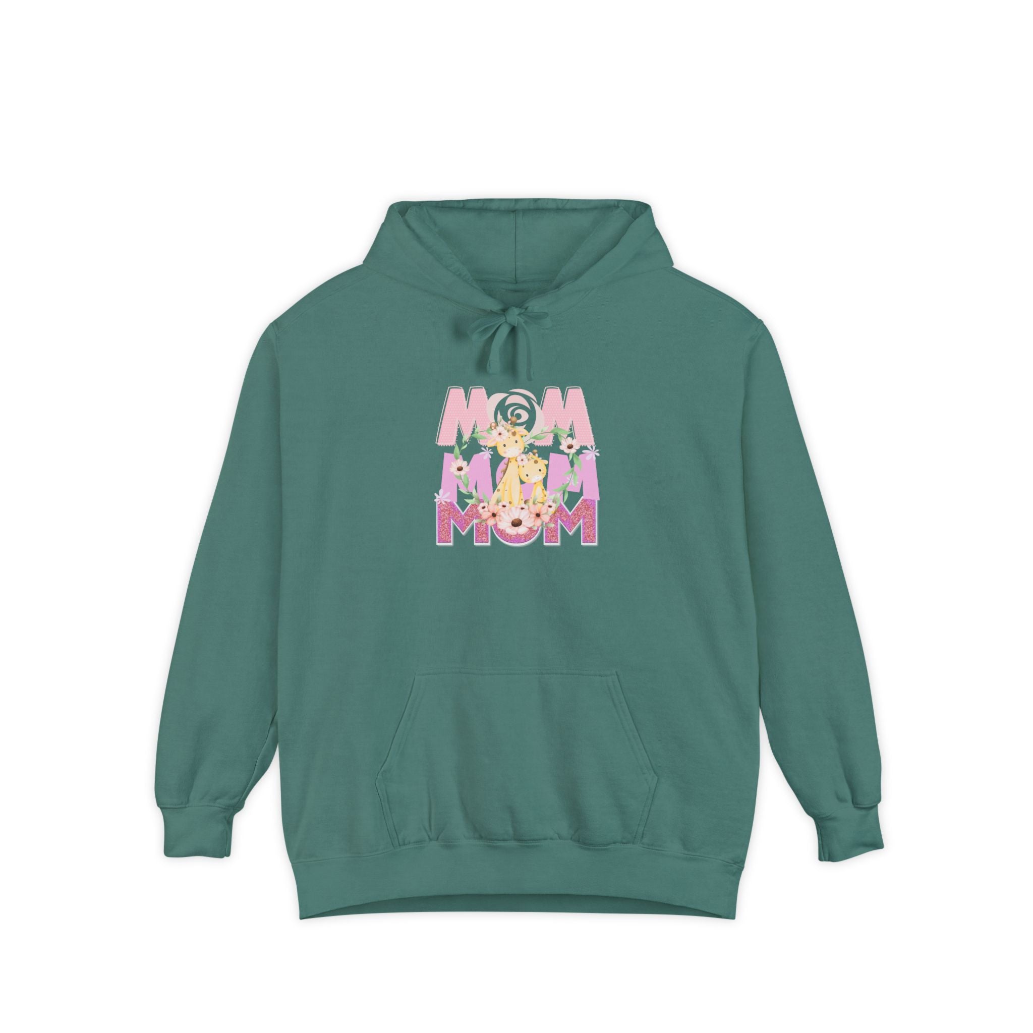 Our First Mother's Day Unisex Garment-Dyed Hoodie