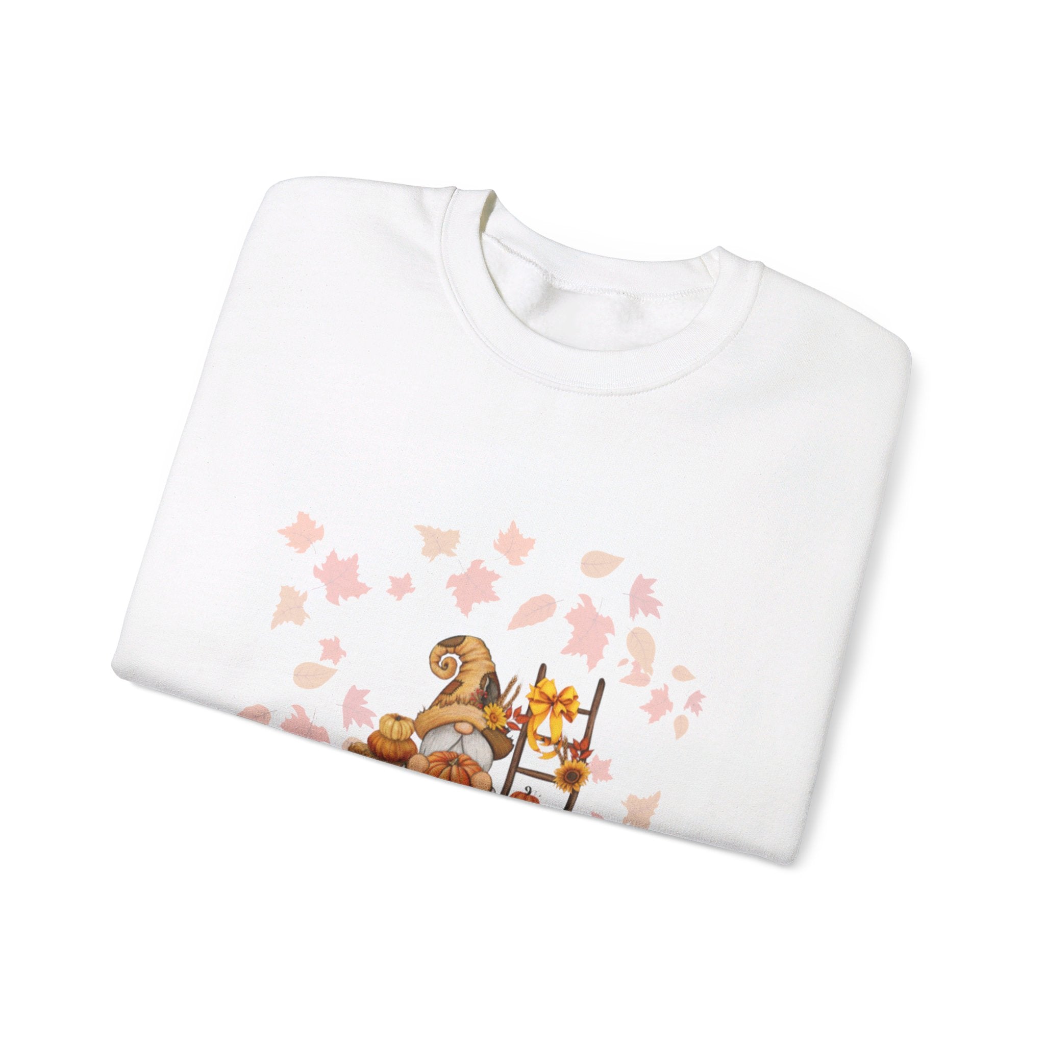 Gnome Happy Thanksgiving Unisex Heavy Blend™ Crewneck Sweatshirt