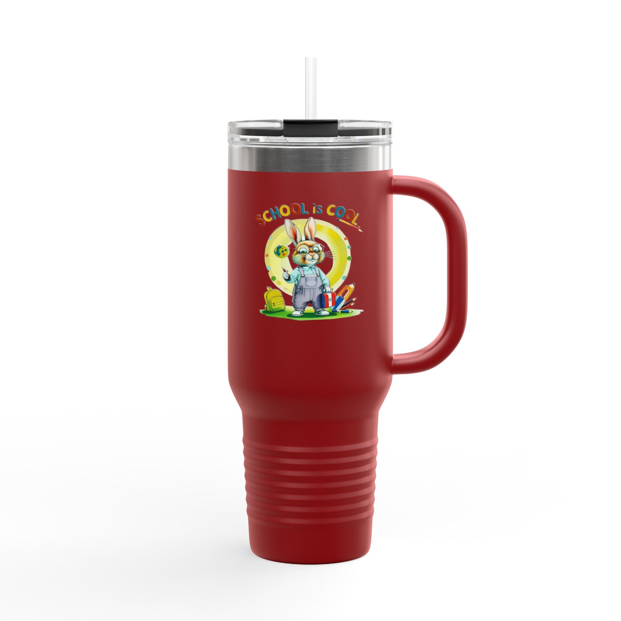 School is Cool Insulated Travel Mug for Students, 40oz
