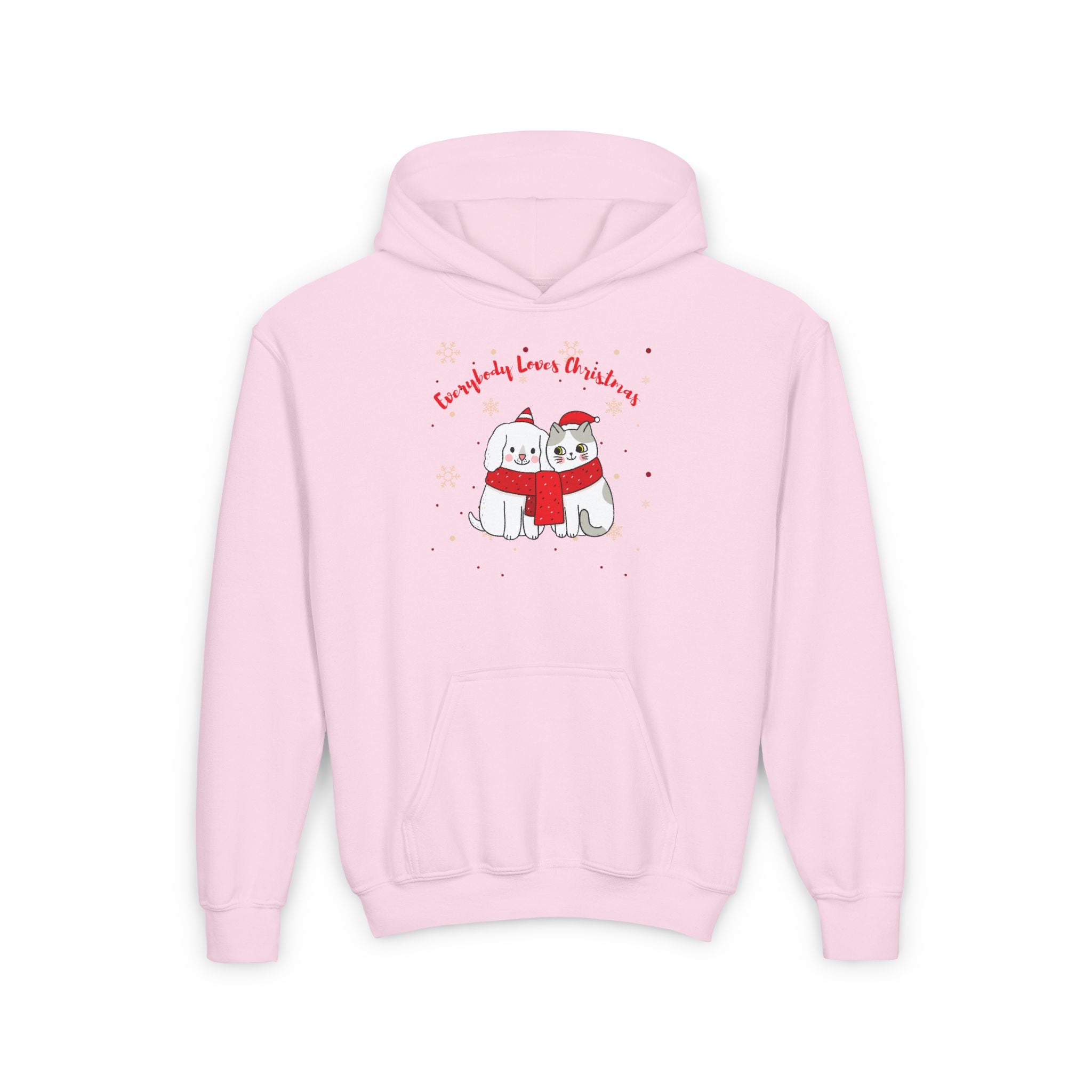 Everybody Loves Christmas Youth Heavy Blend Hooded Sweatshirt