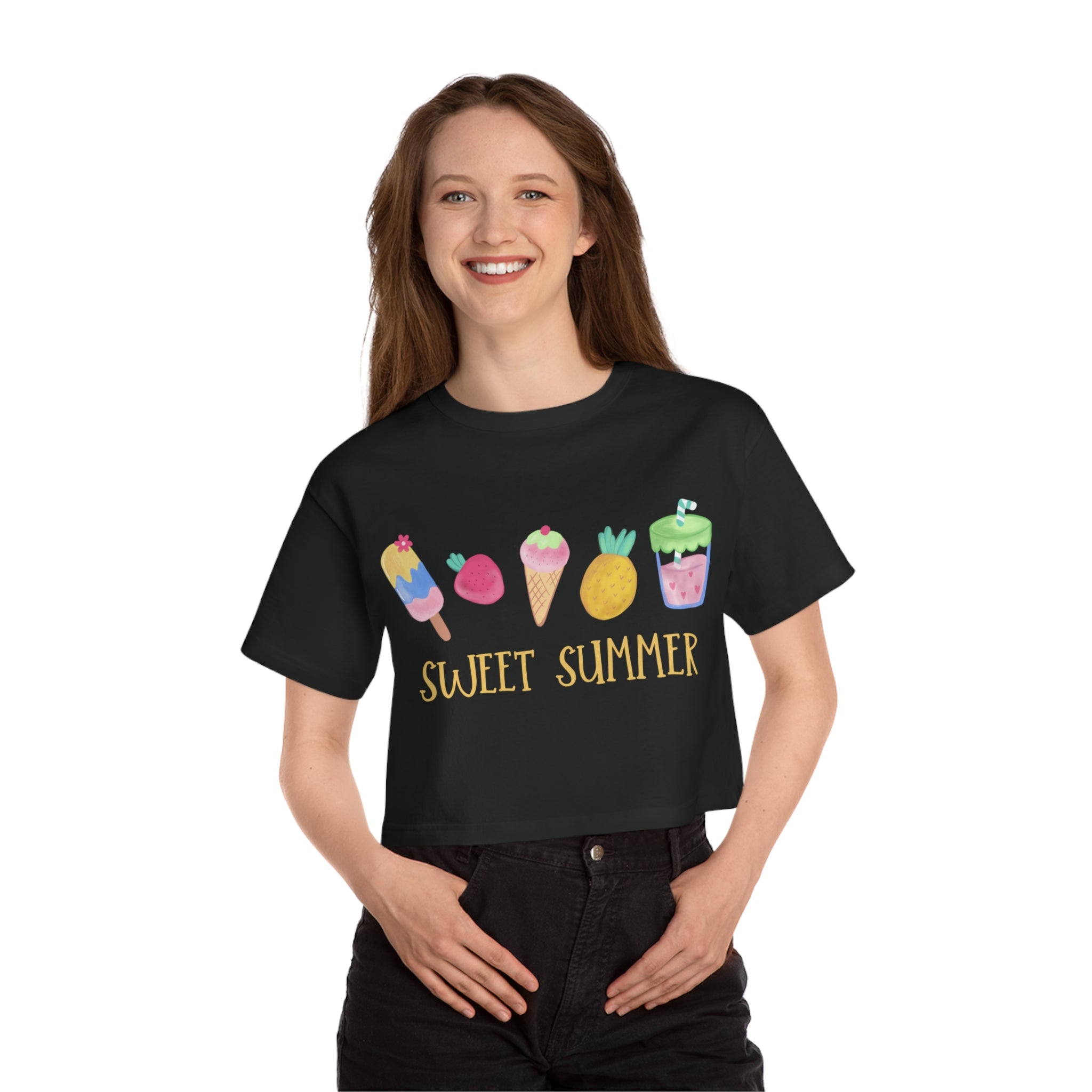 Sweet Summer Champion Women's Heritage Cropped T-Shirt