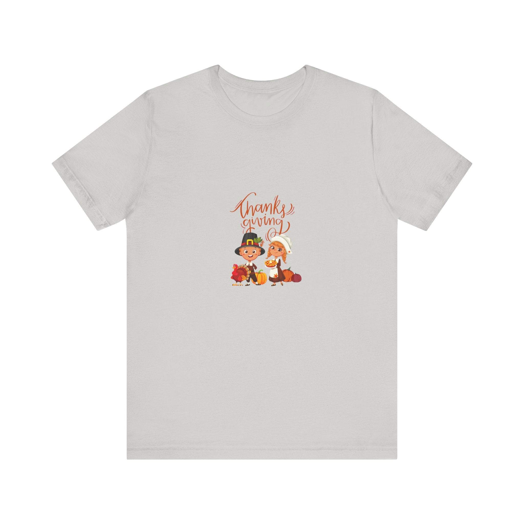 Happy Thanksgiving Unisex Jersey Short Sleeve Tee
