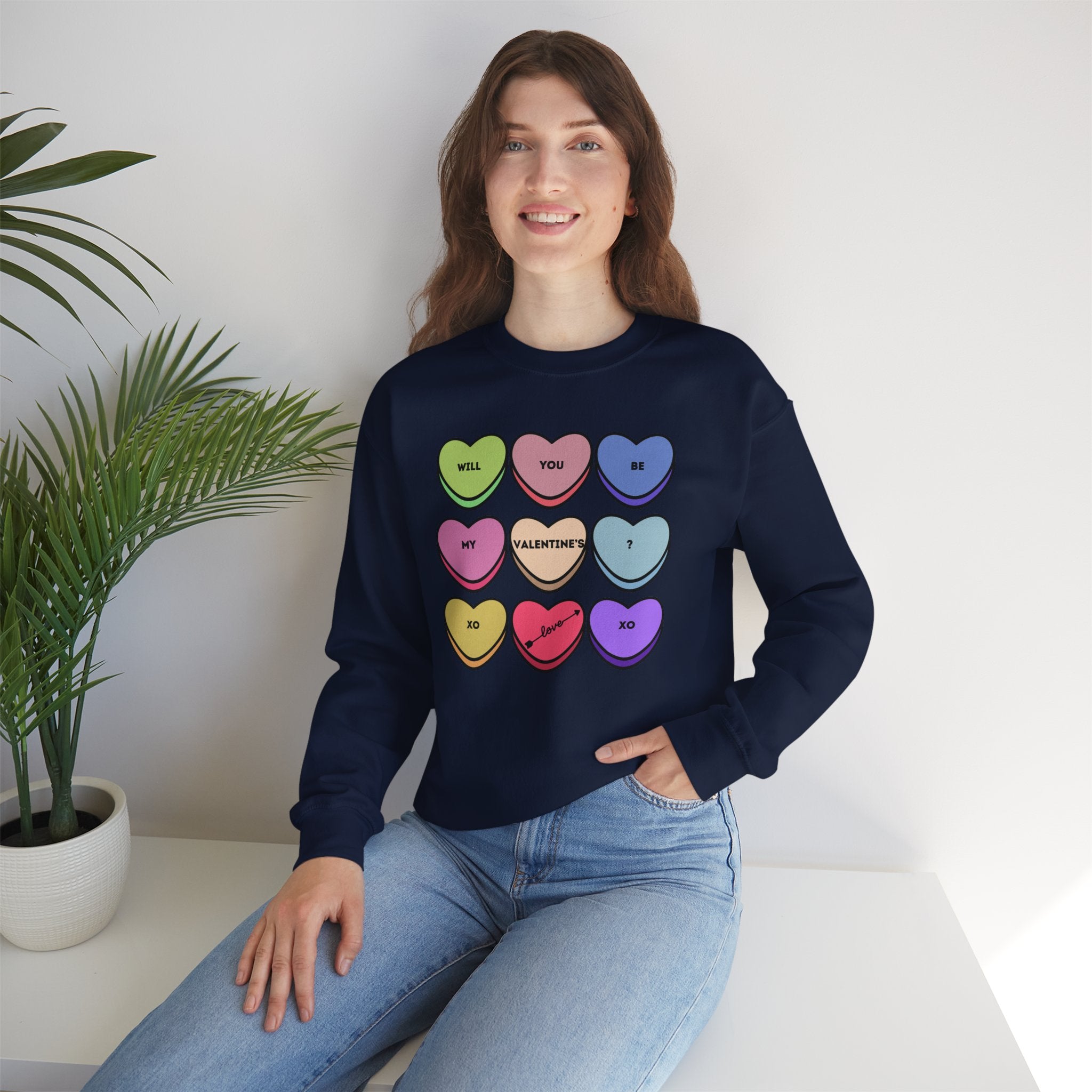 Will You Be My Valentine? Unisex Heavy Blend™ Crewneck Sweatshirt