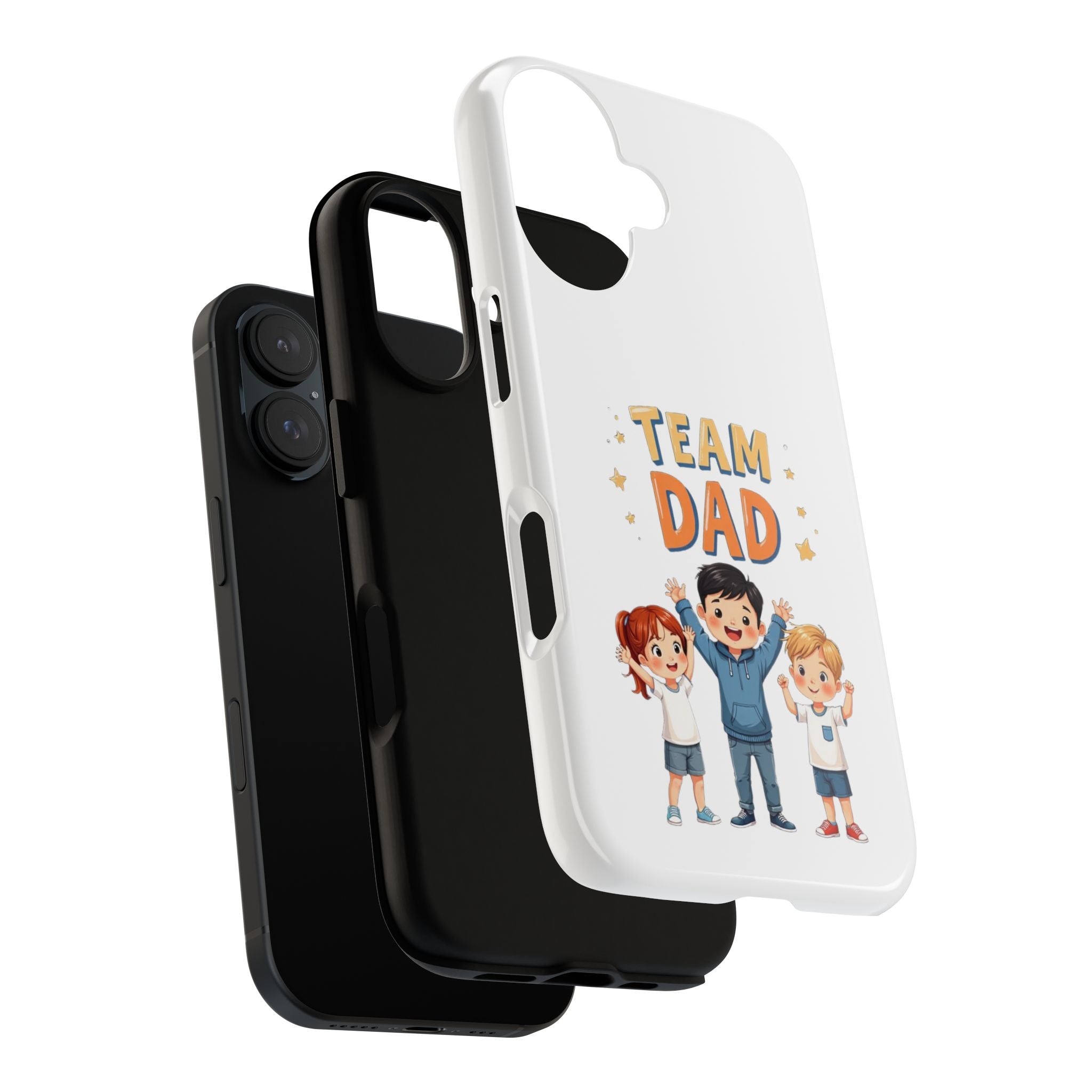 Team Dad Phone Case, Fun Gift for Fathers, Durable Phone Protector, Cute Dad Team Merchandise, Father's Day Special