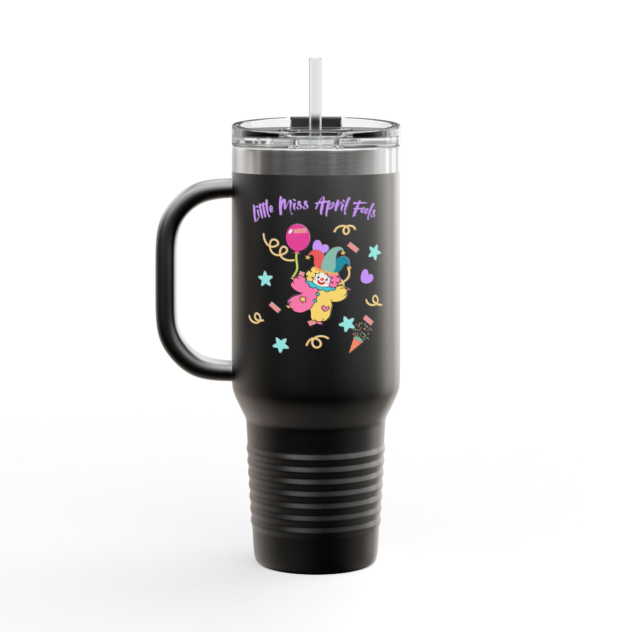 Little Miss April Fool's Day Insulated Travel Mug