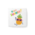 Hello Pineapple Summer Porcelain Magnet, Square